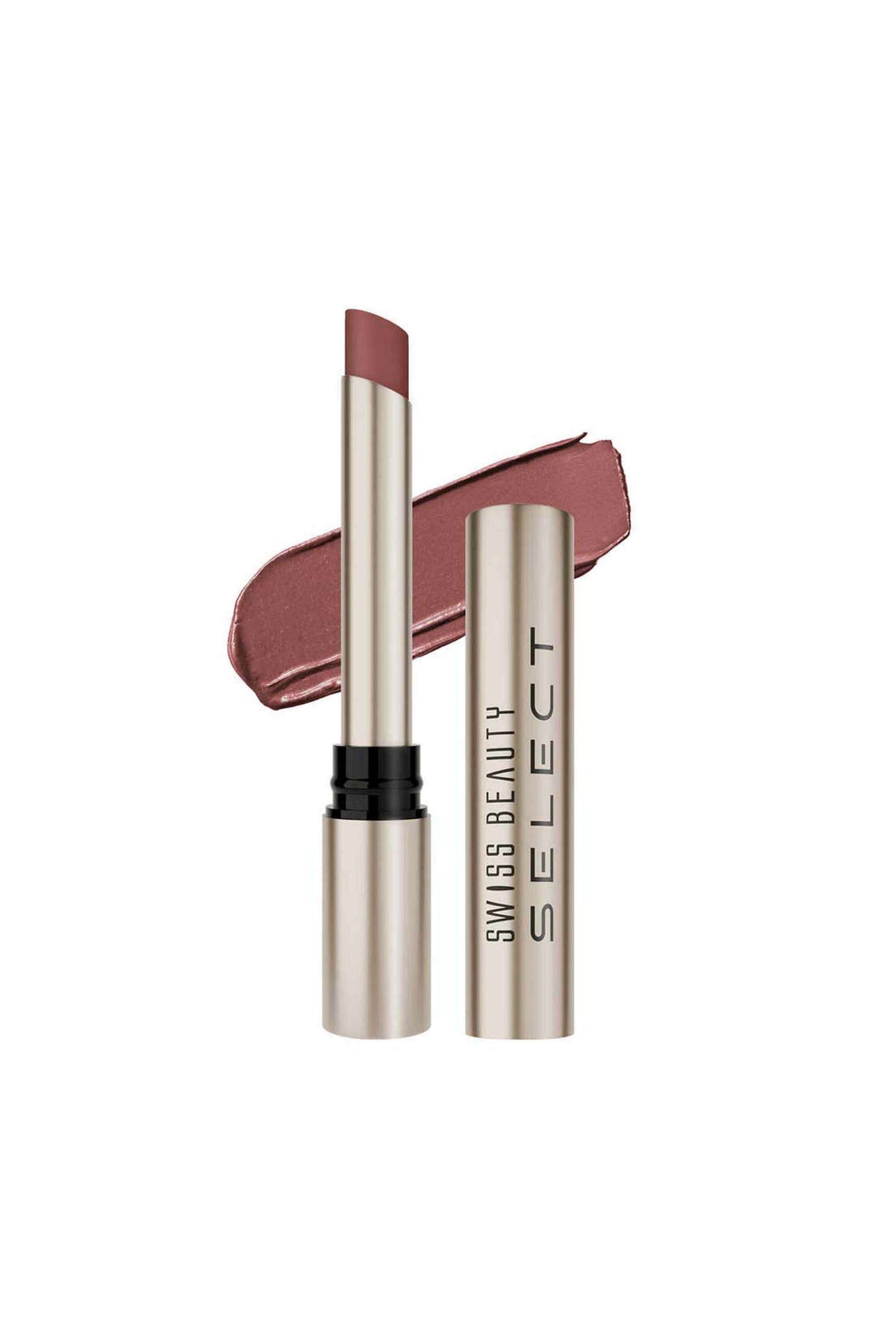 Select-High-On-Shine-Lipstick---Chocolate-Charm -1-gm