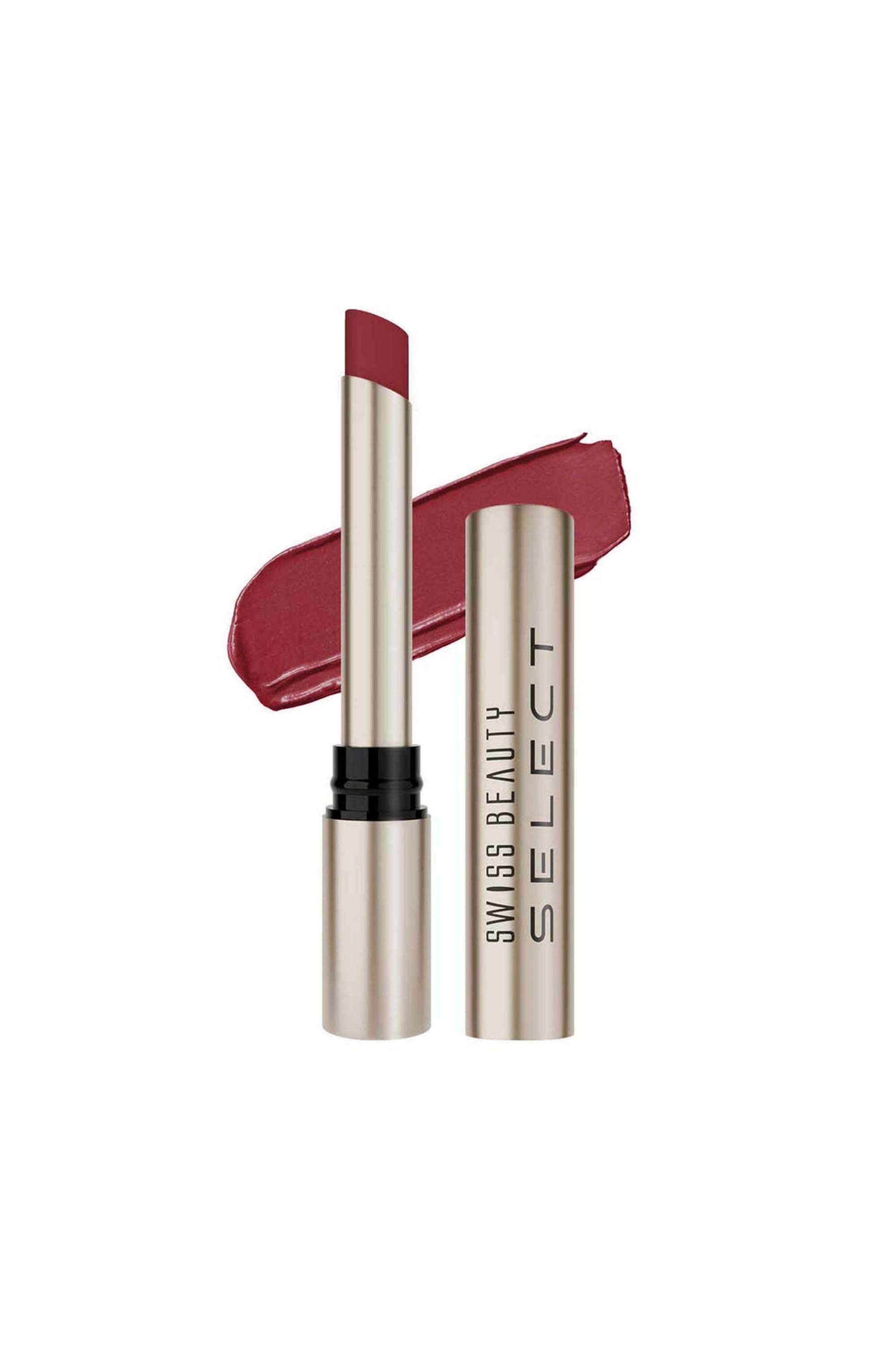 Select-High-On-Shine-Lipstick---Crimson-Addict -1-gm