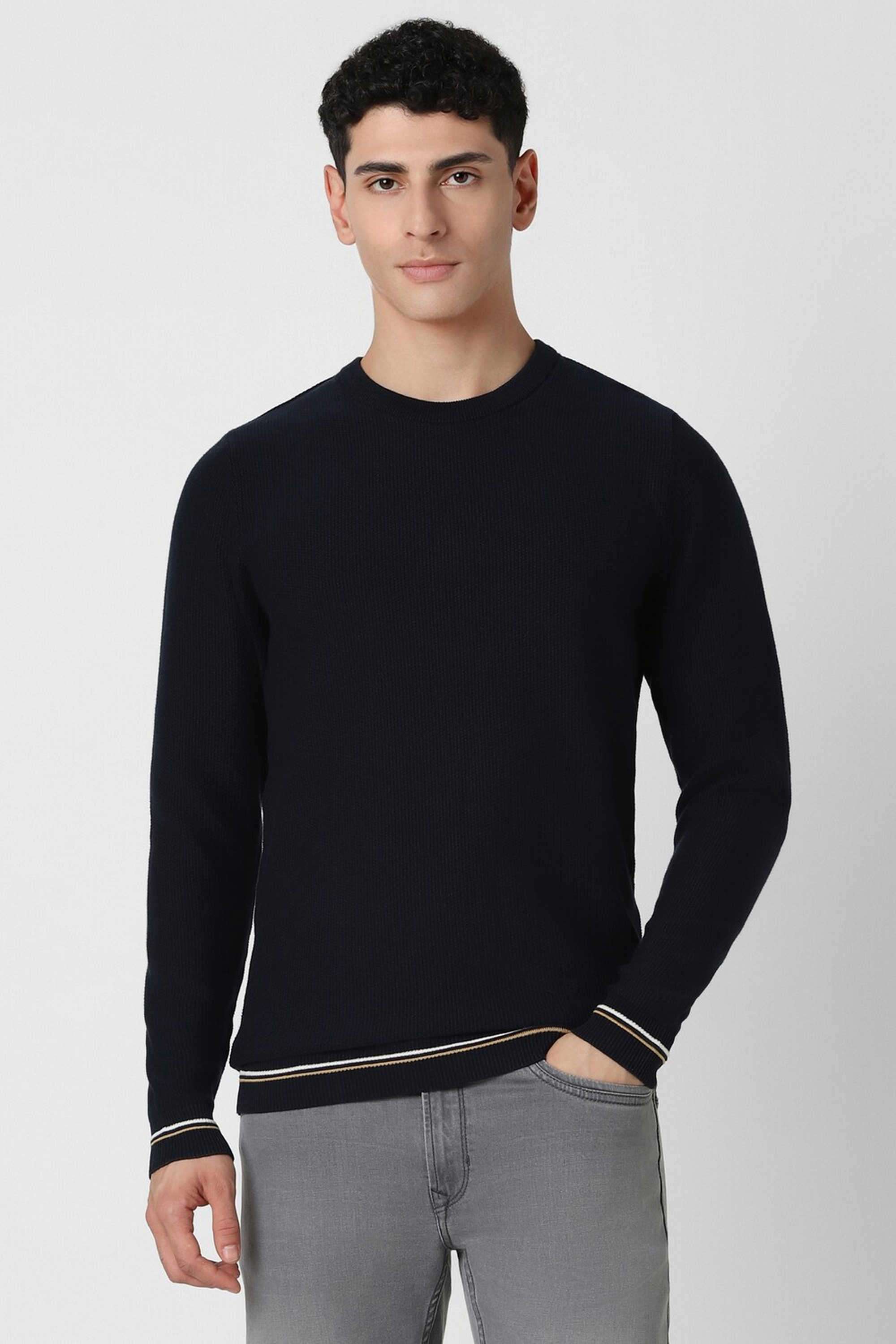 Textured-Cotton-Regular-Fit-Men-Sweater