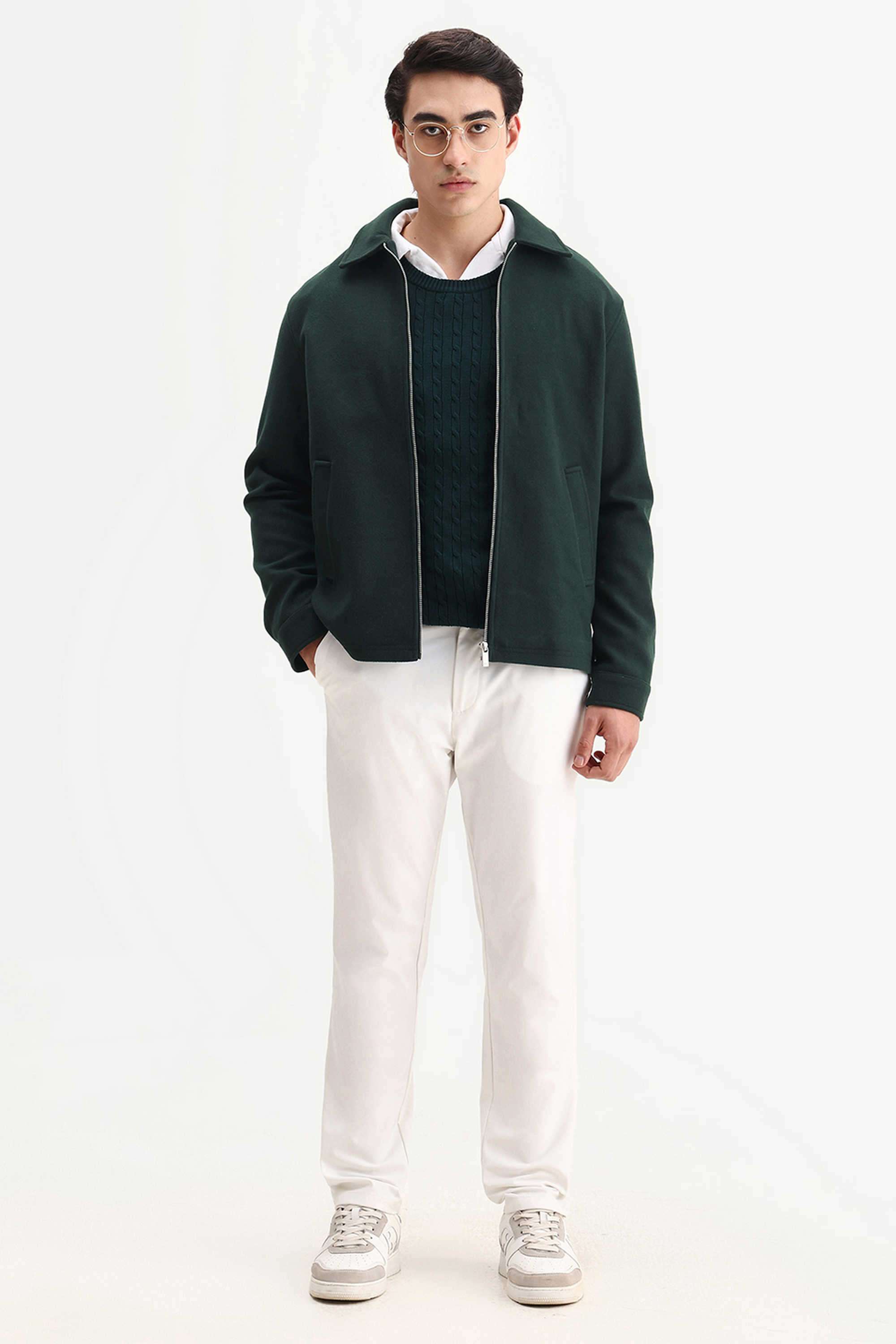 Solid-Cotton-Regular-Fit-Men-s-Jacket