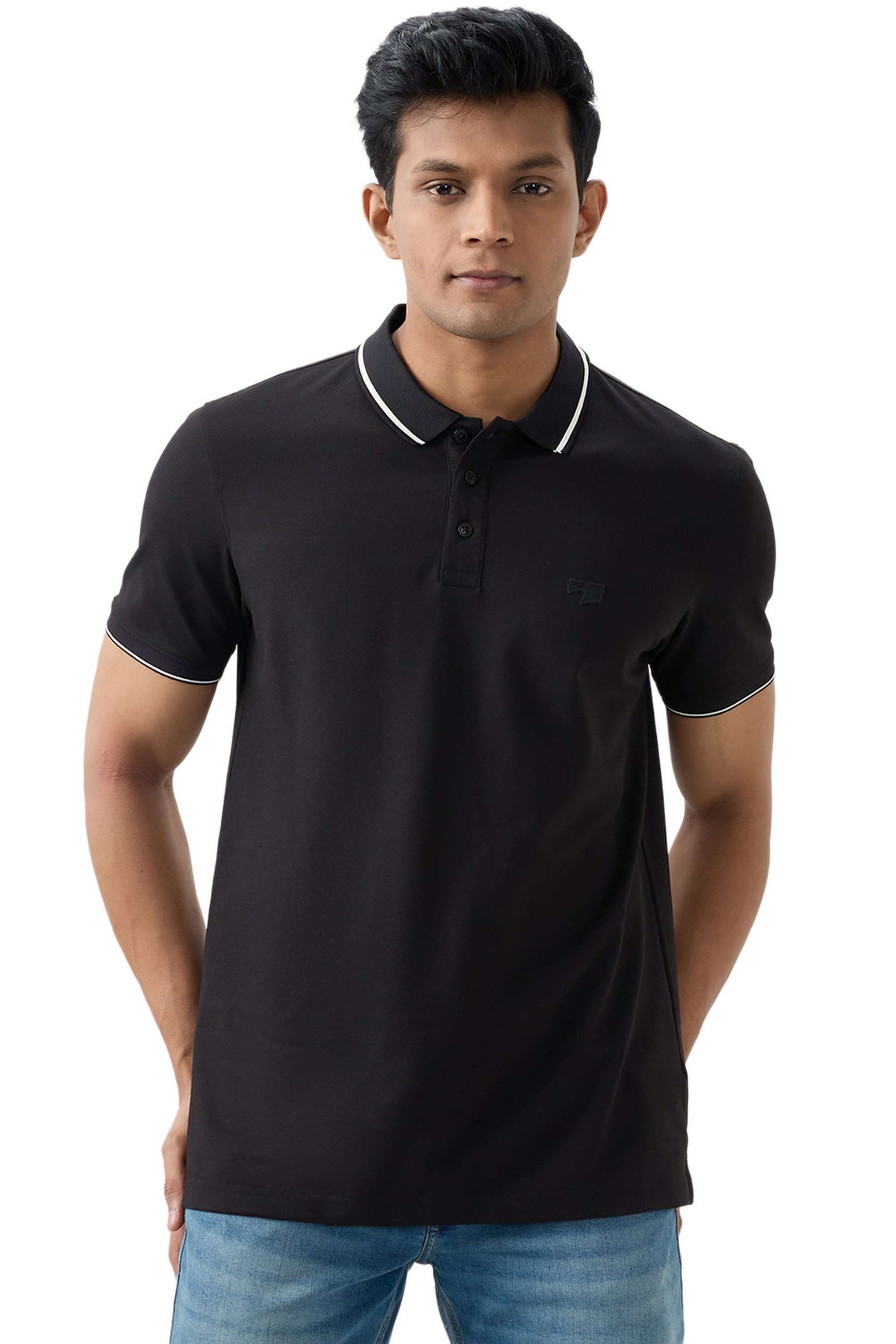 Solid-Cotton-Polo-Men-s-T-Shirt