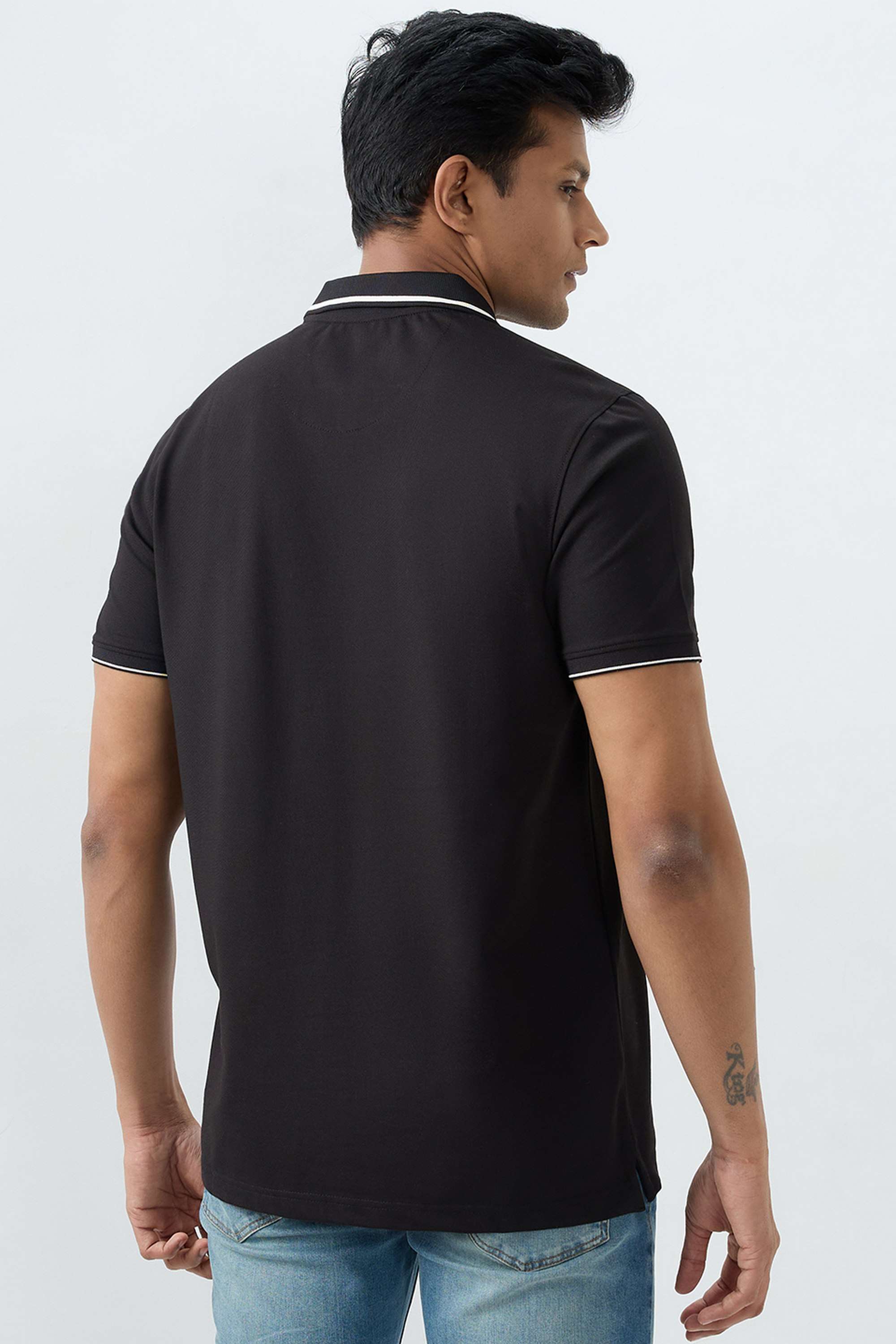 Solid-Cotton-Polo-Men-s-T-Shirt