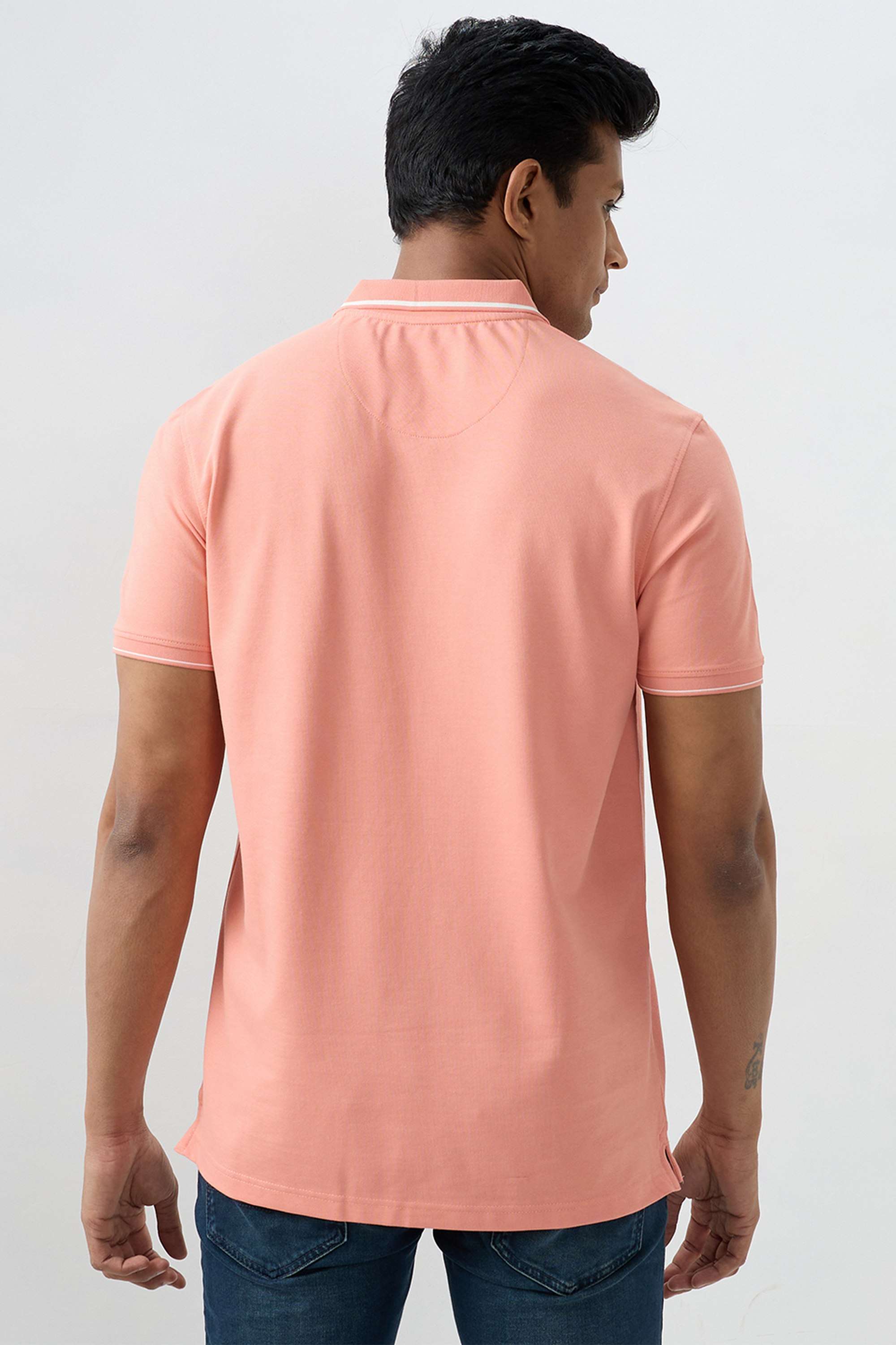 Solid-Cotton-Polo-Men-s-T-Shirt