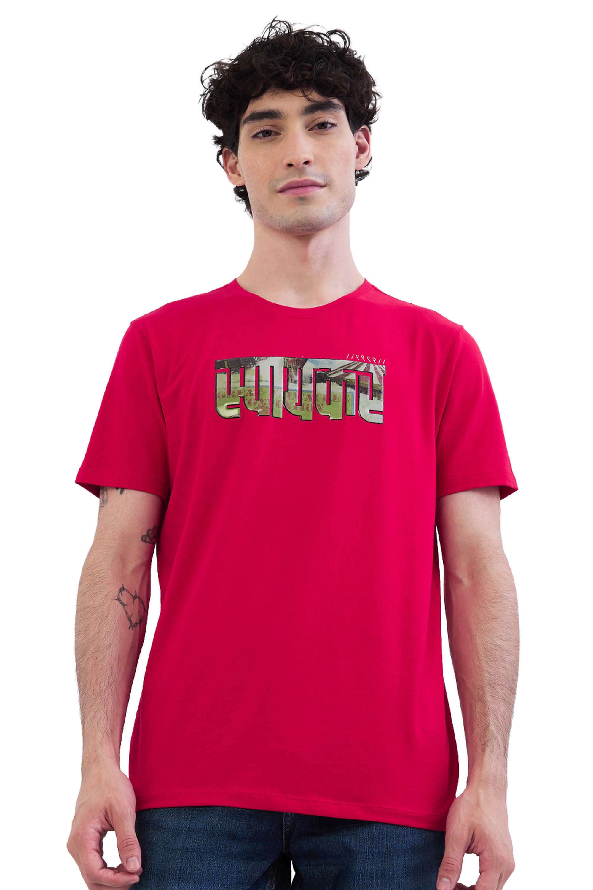 Solid-Cotton-Slim-Fit-Men-T-Shirt