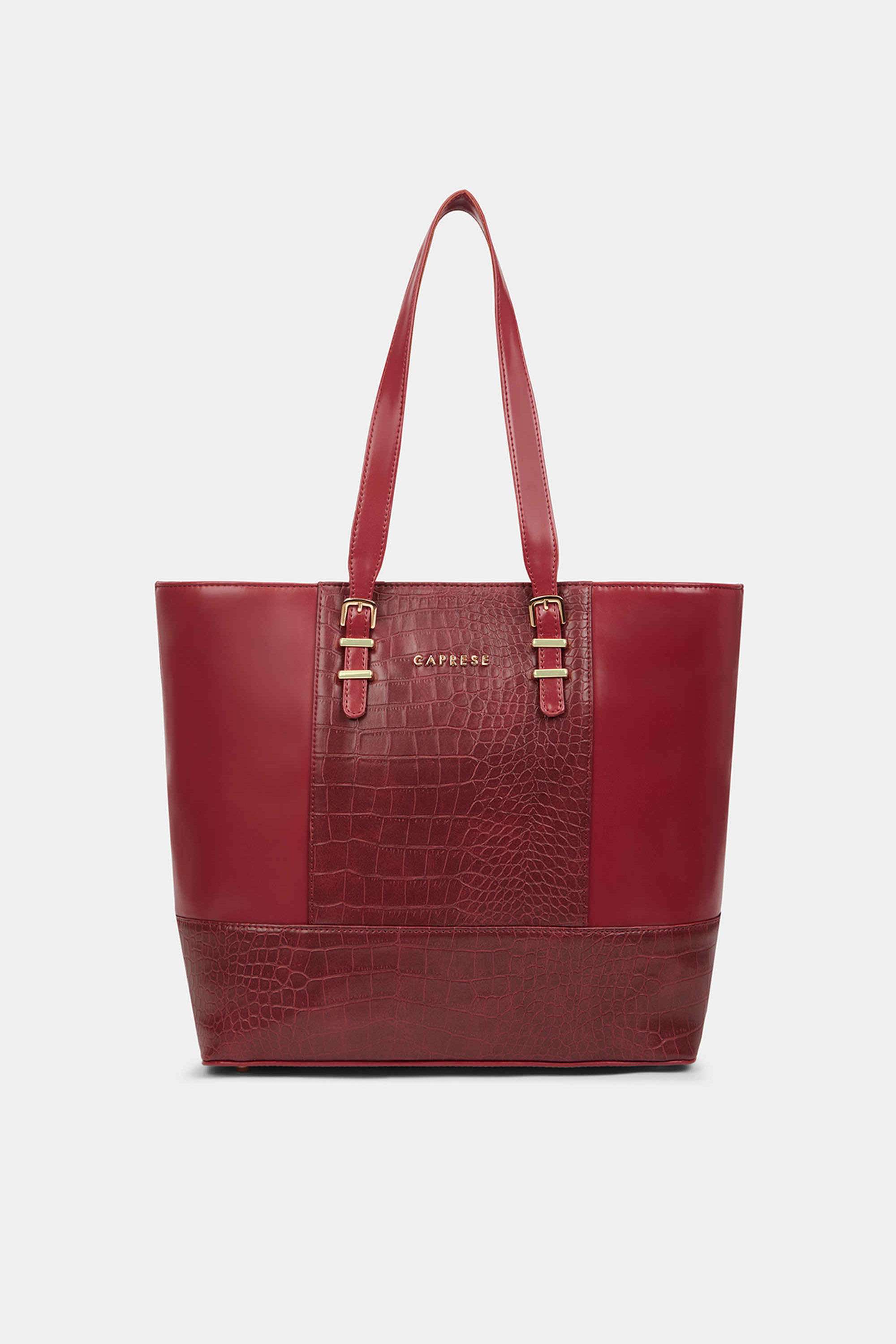 Faux-Leather-Textured-Casual-Wear-Women-Tote-Bag