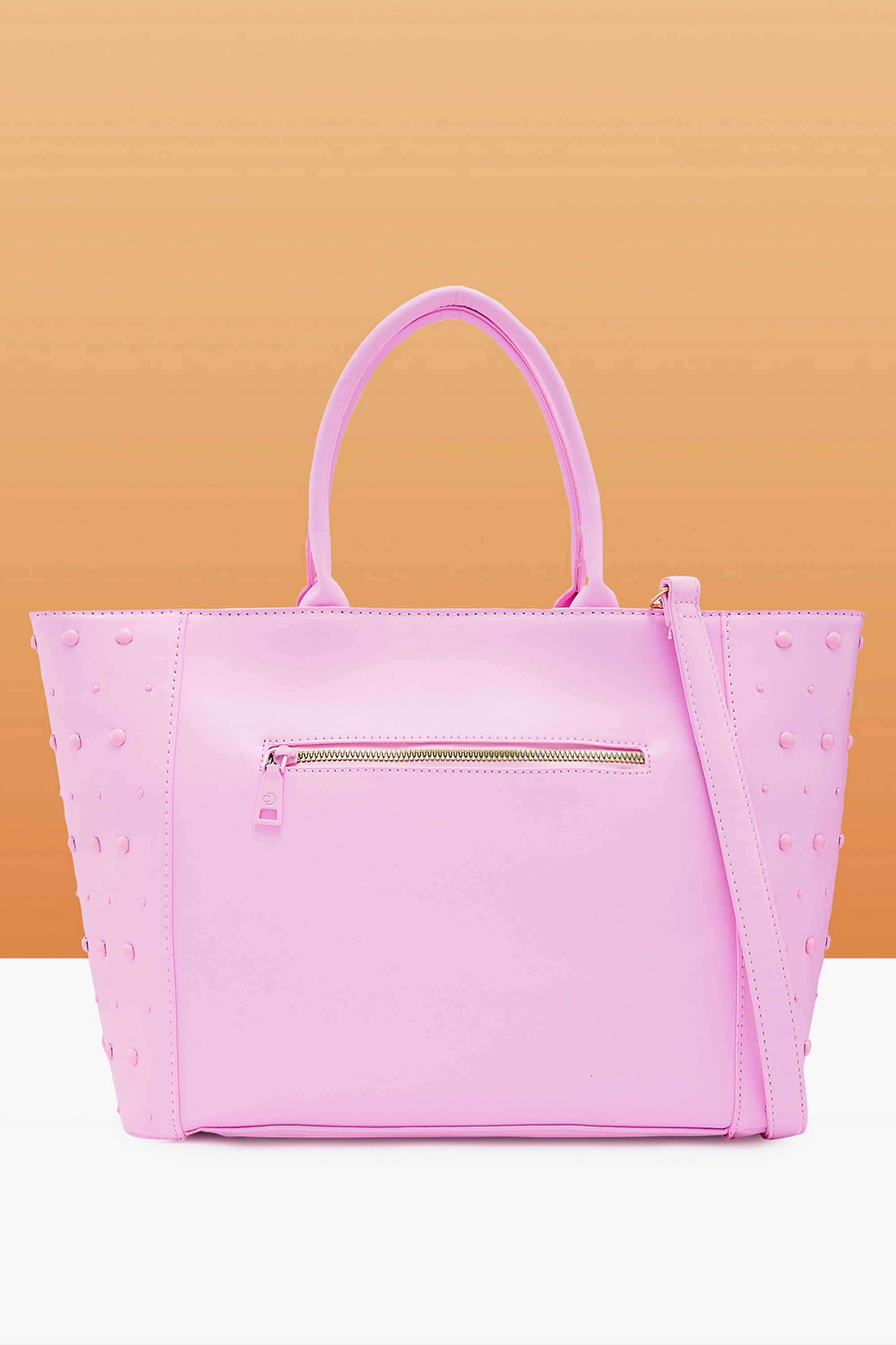 Zipper-Faux-Leather-Women-Everyday-Tote-Bag