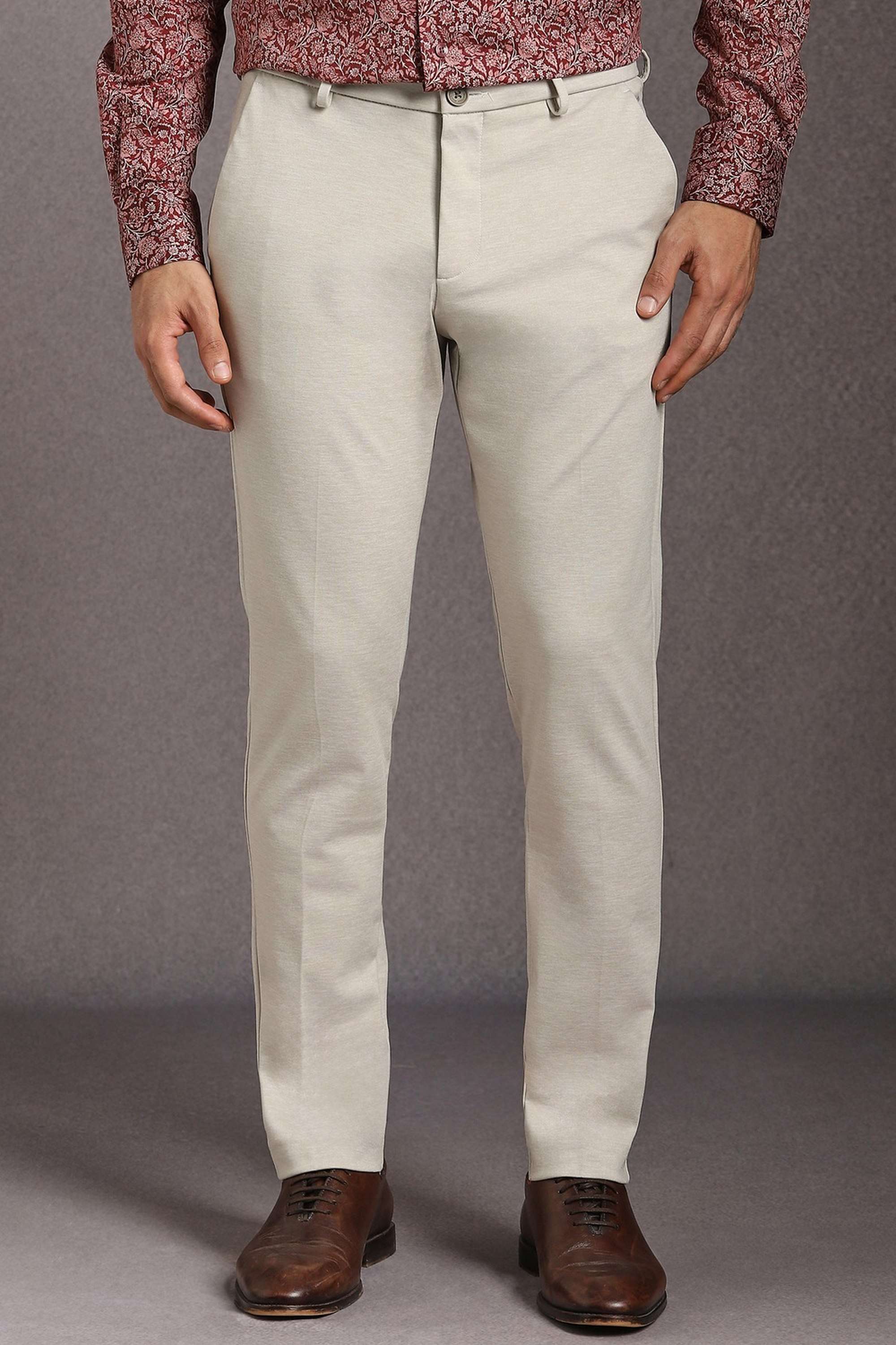 Textured-Blended-Fabric-Skinny-Fit-Men-s-Formal-Trousers