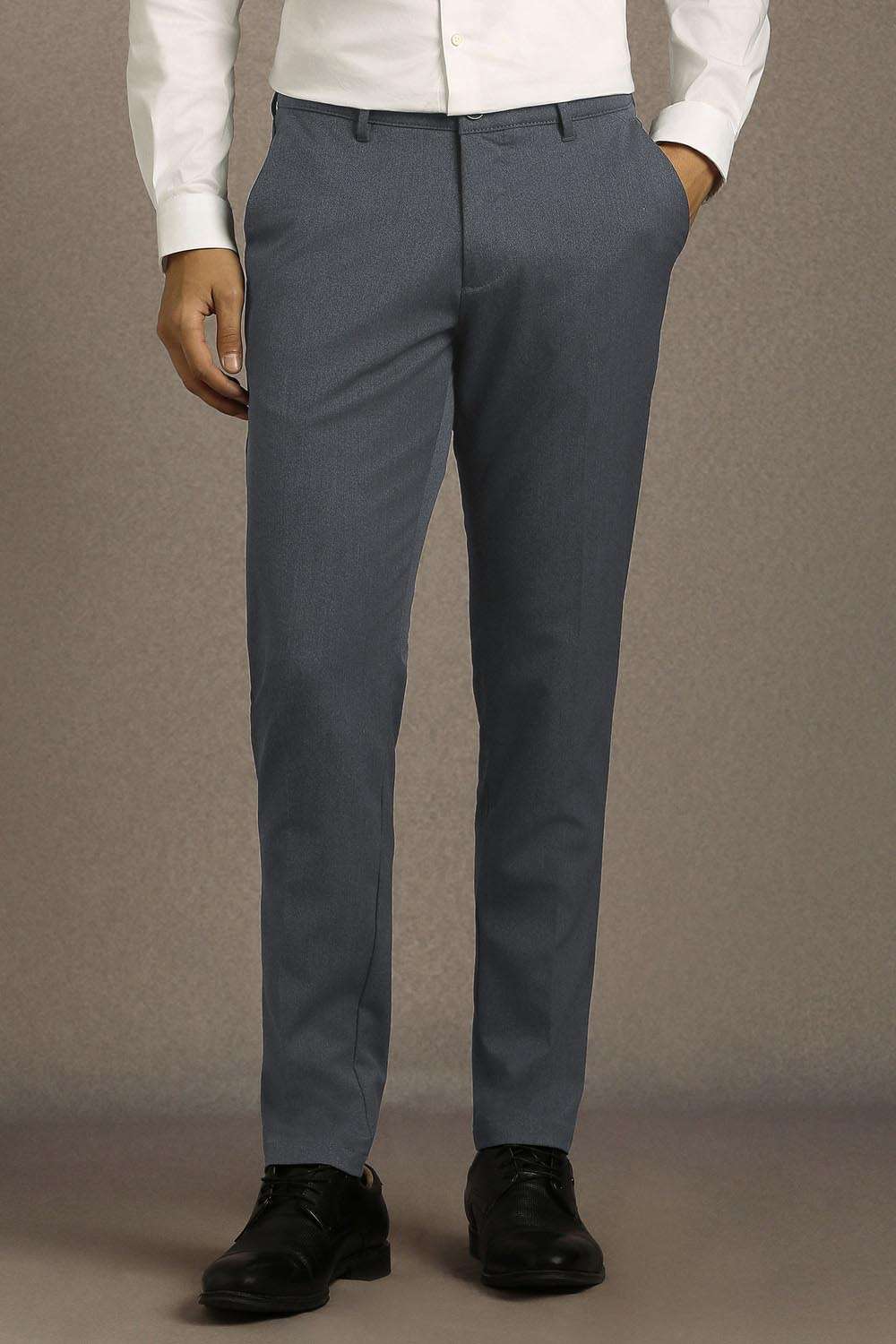 Textured-Blended-Fabric-Skinny-Fit-Men-Trousers