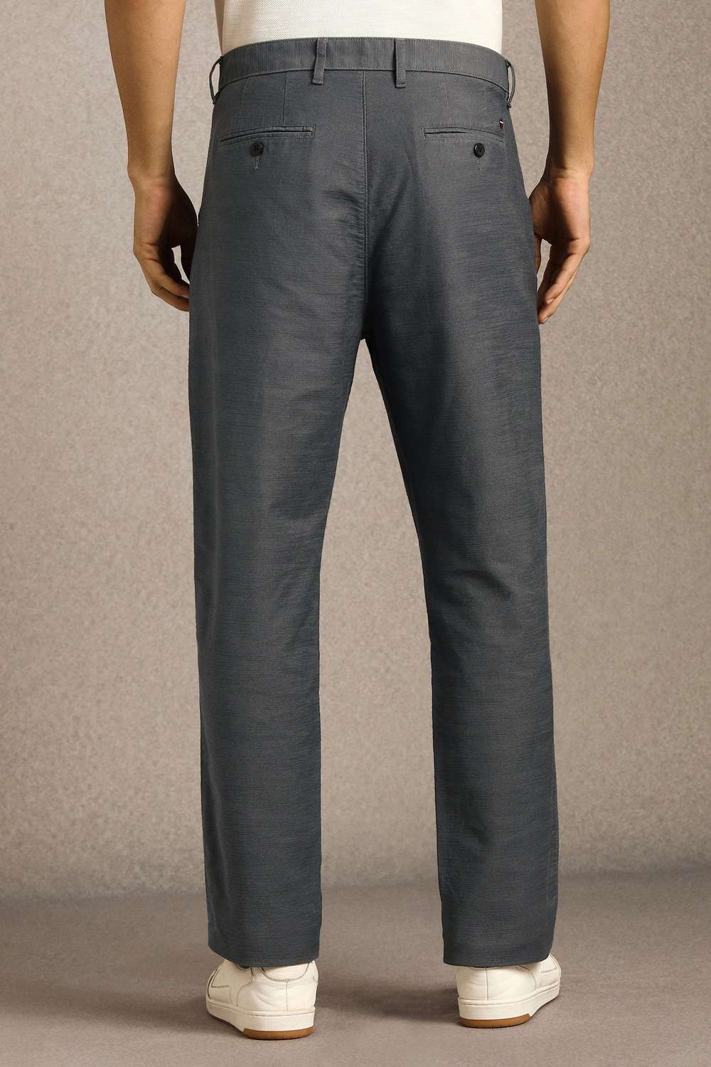 Solid-Cotton-Blend-Regular-Fit-Men-s-Trousers