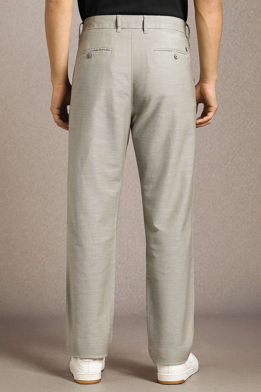 Solid-Cotton-Blend-Regular-Fit-Men-s-Trousers