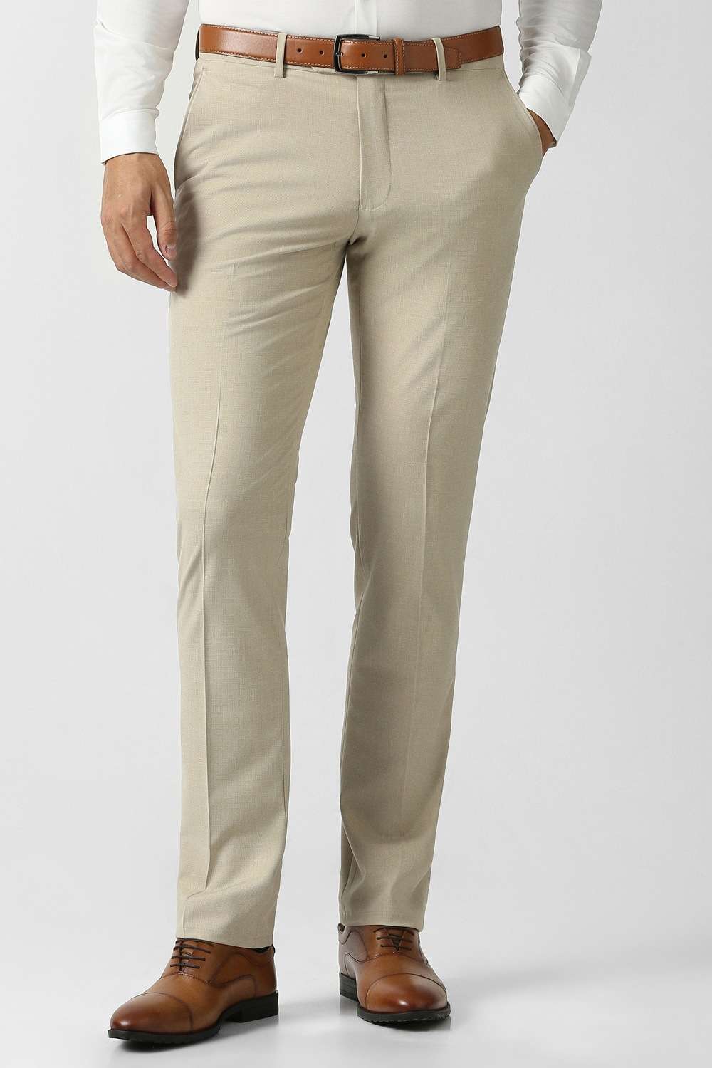 Solid-Poly-Cotton-Slim-Fit-Men-s-Formal-Trouser
