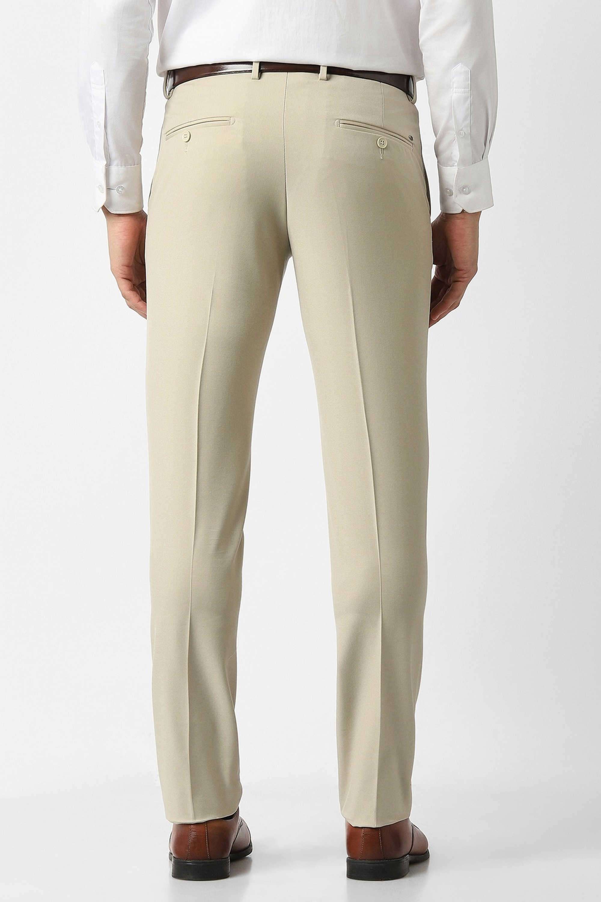 Solid-Blended-Fabric-Slim-Fit-Men-s-Formal-Trousers