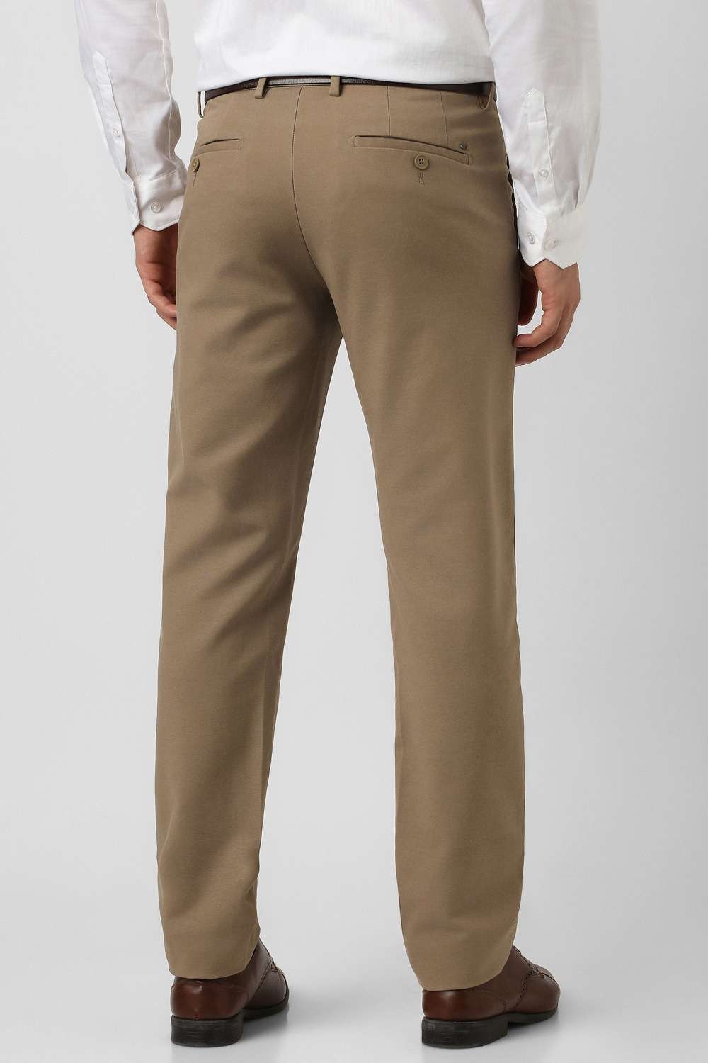 Solid-Cotton-Blend-Slim-Fit-Men-s-Formal-Trousers