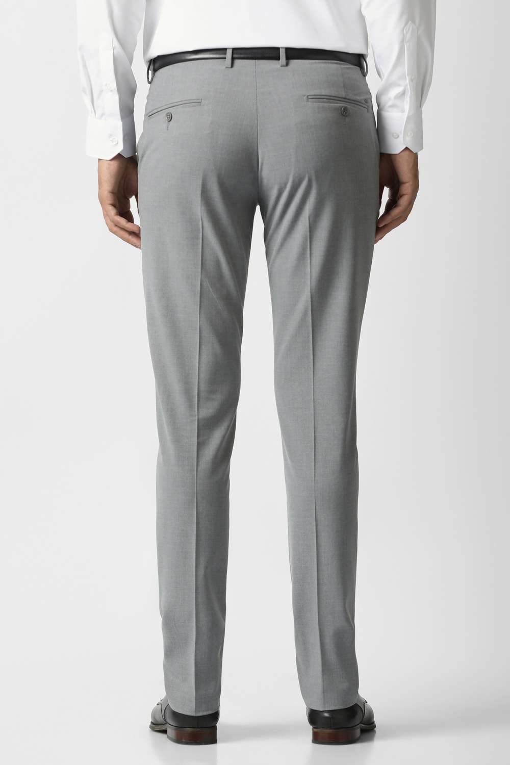 Textured-Polyester-Cotton-Slim-Fit-Men-s-Formal-Wear-Trousers