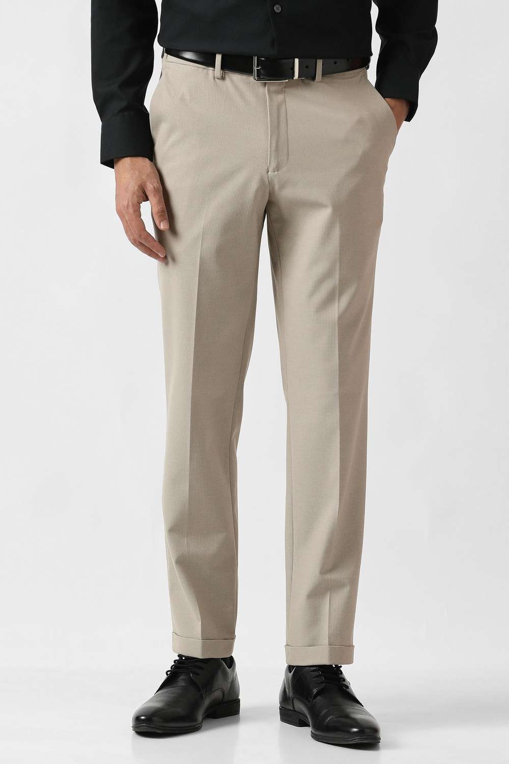 slim fit dress slacks Flex 3 Flat Front Straight Leg Dress Pant main image 1