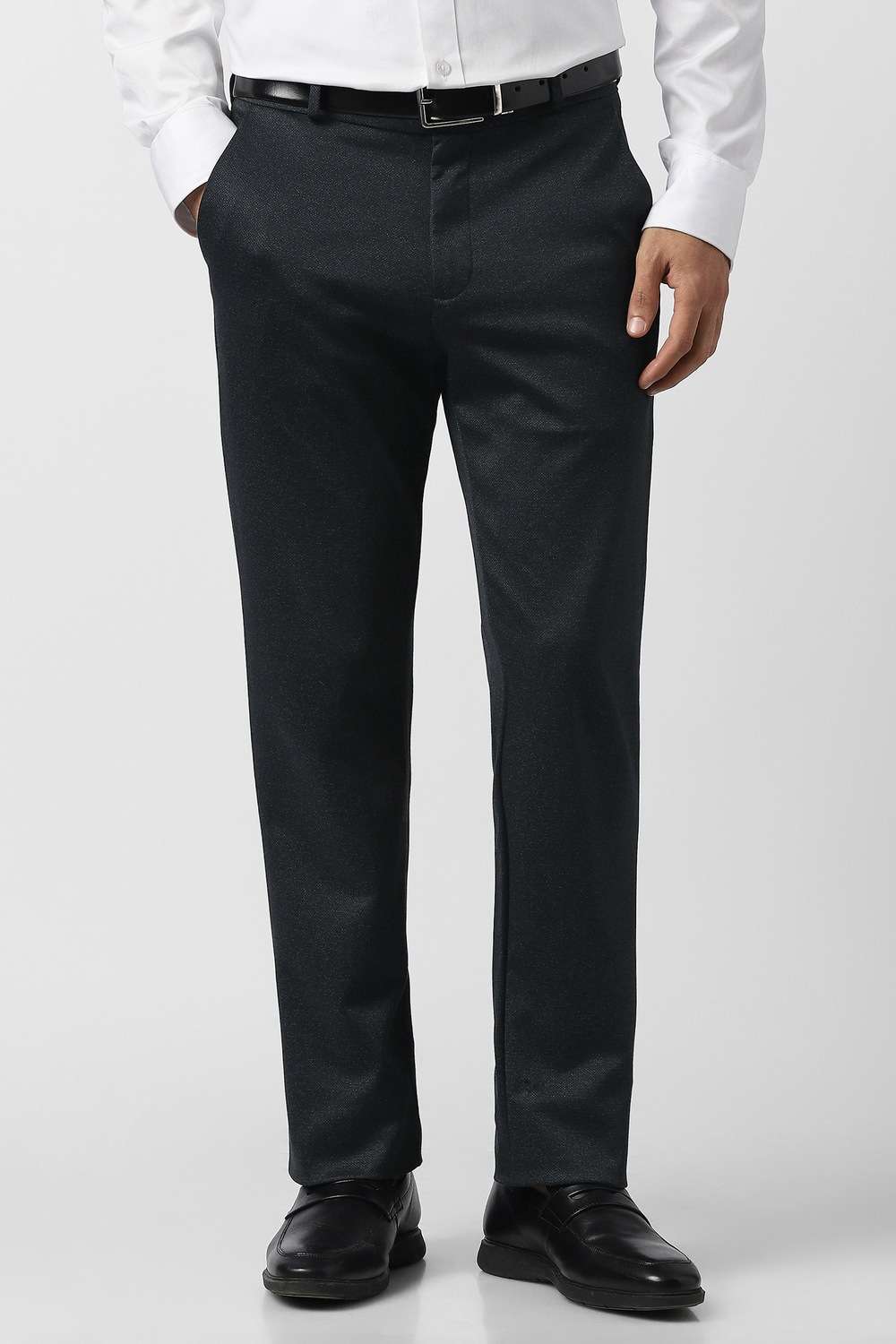 Printed-Polyester-Blend-Slim-Fit-Men-s-Casual-Wear-Trousers