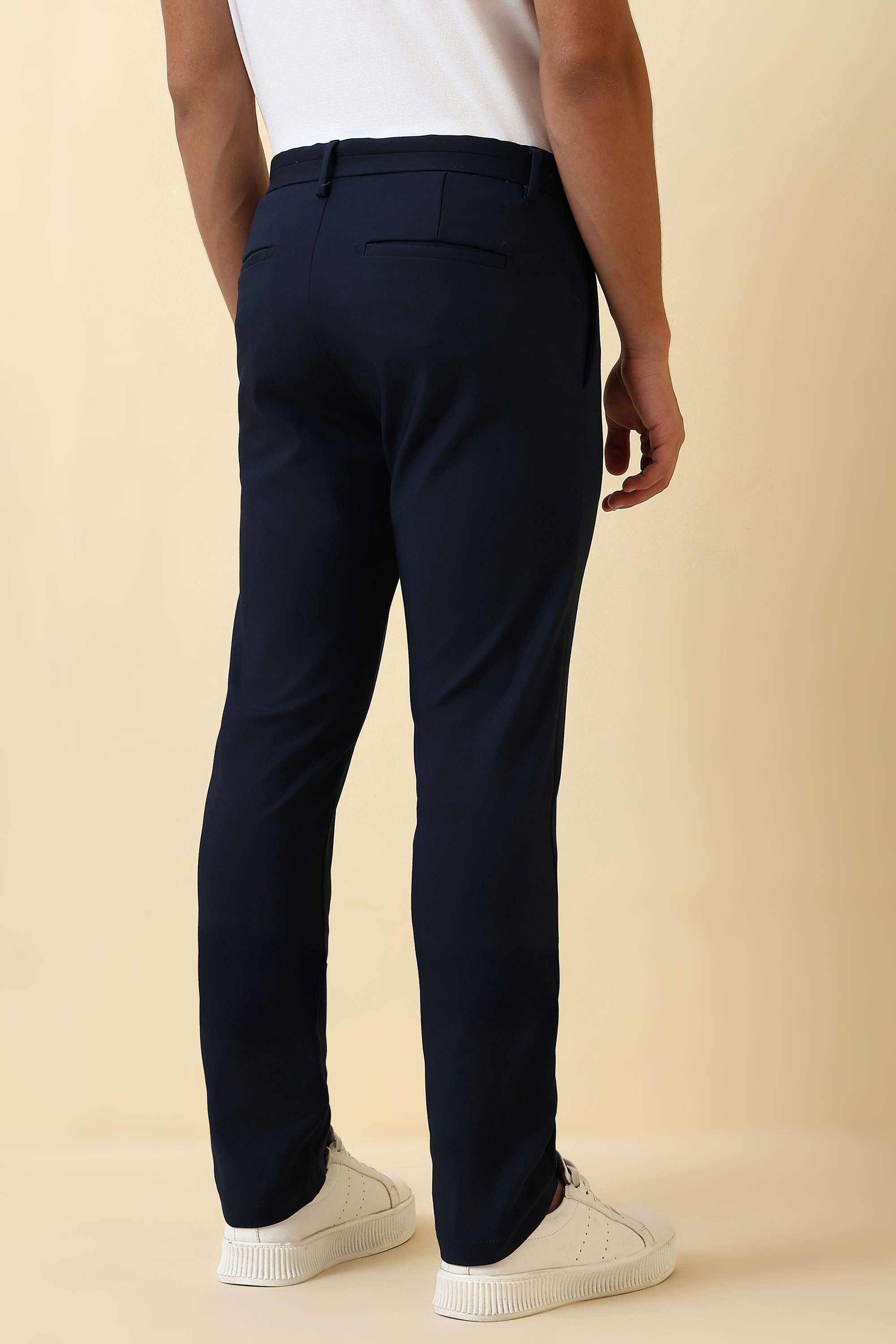 Textured-Nylon-Super-Slim-Fit-Men-Formal-Wear-Trousers