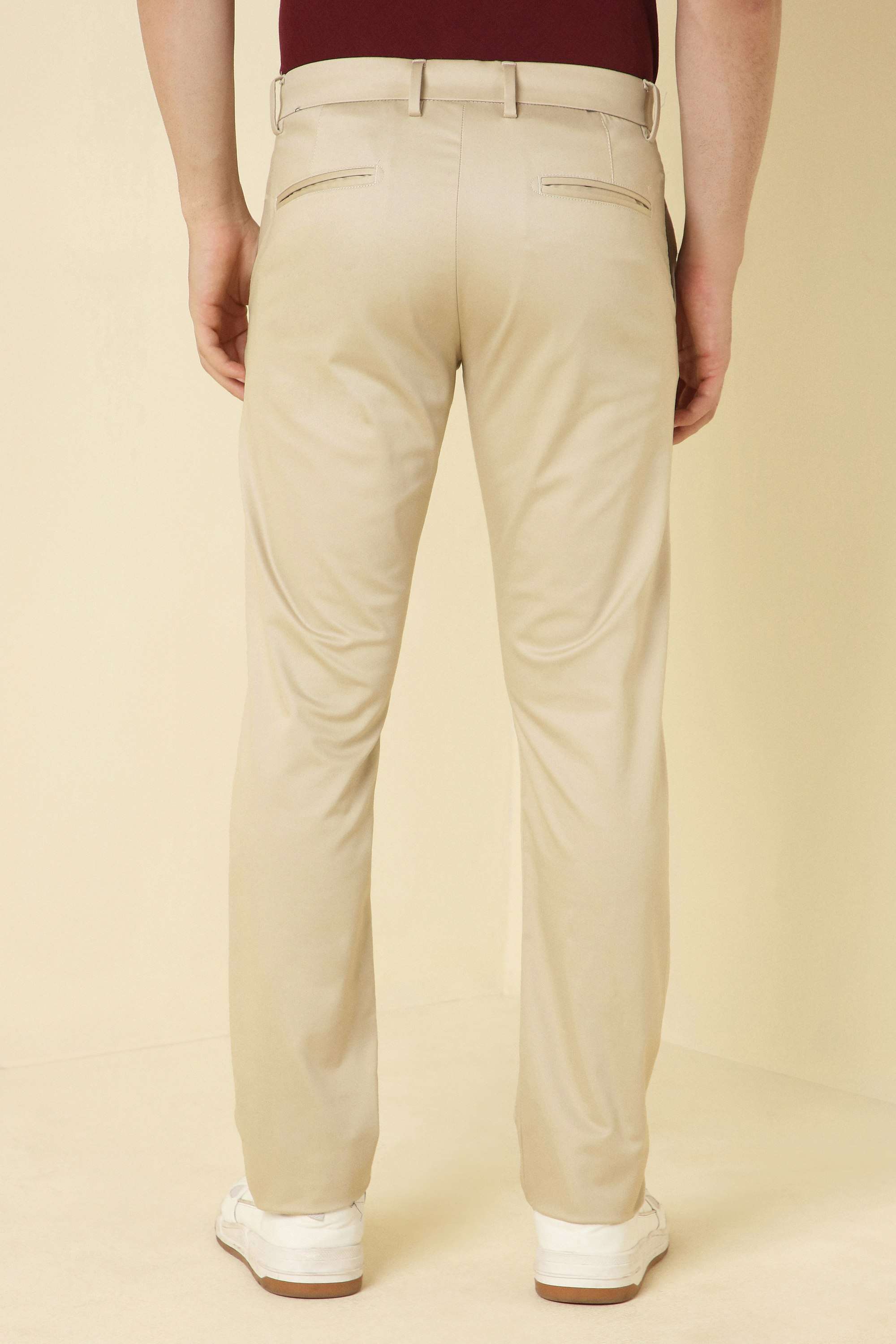 Solid-Cotton-Blend-Super-Slim-Fit-Men-s-Formal-Trousers