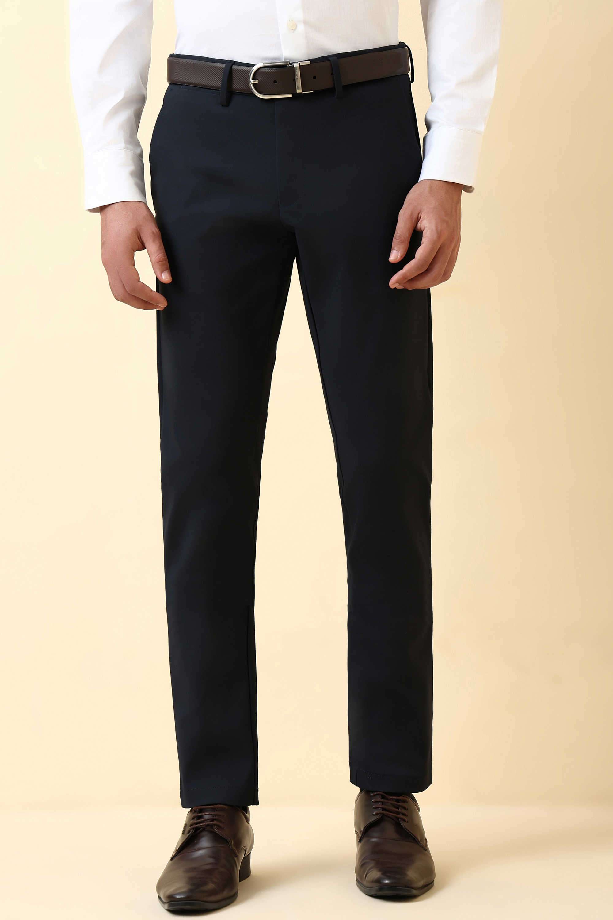 Textured-Cotton-Nylon-Super-Slim-Fit-Men-s-Trousers