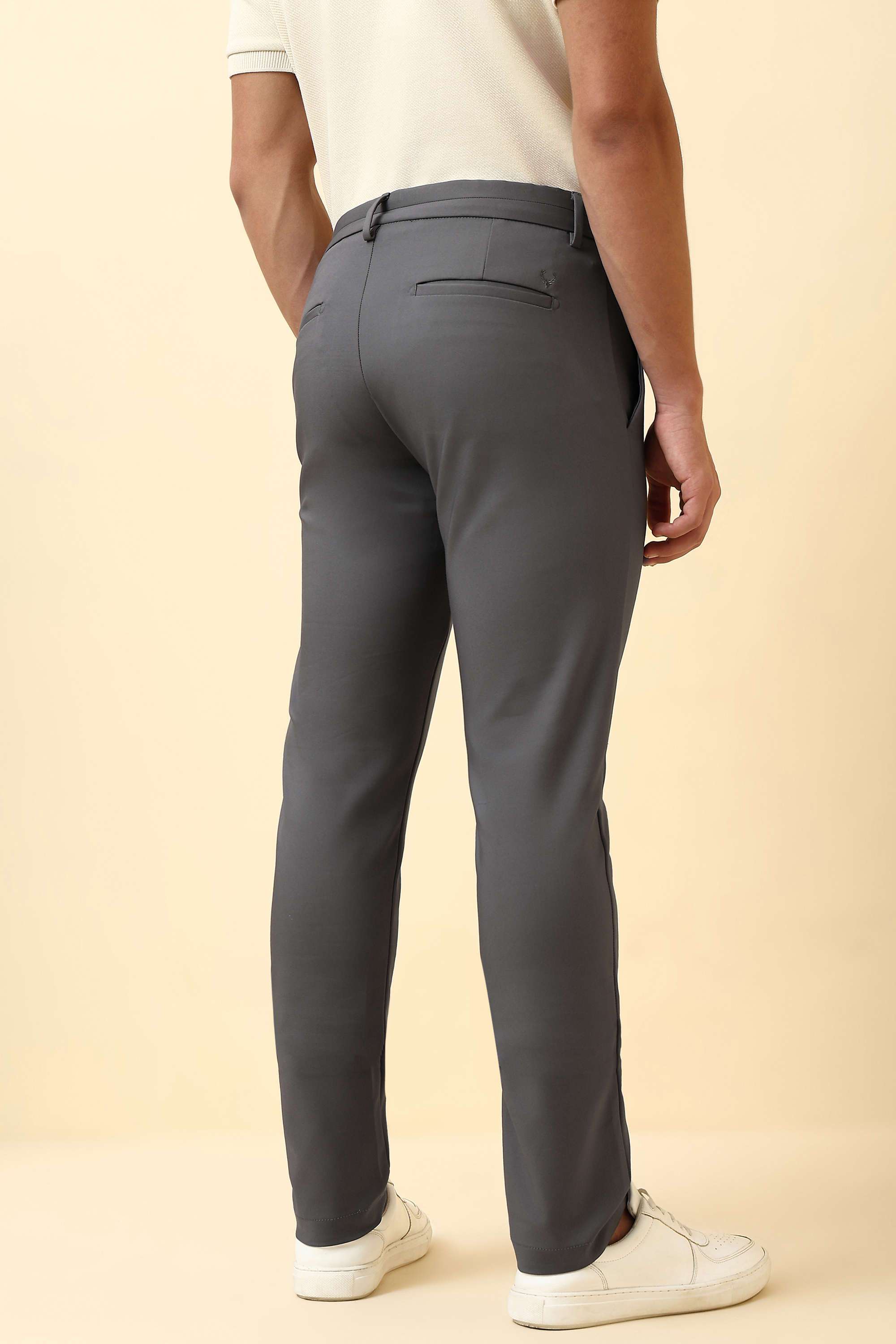 Textured-Nylon-Super-Slim-Fit-Men-Formal-Wear-Trousers