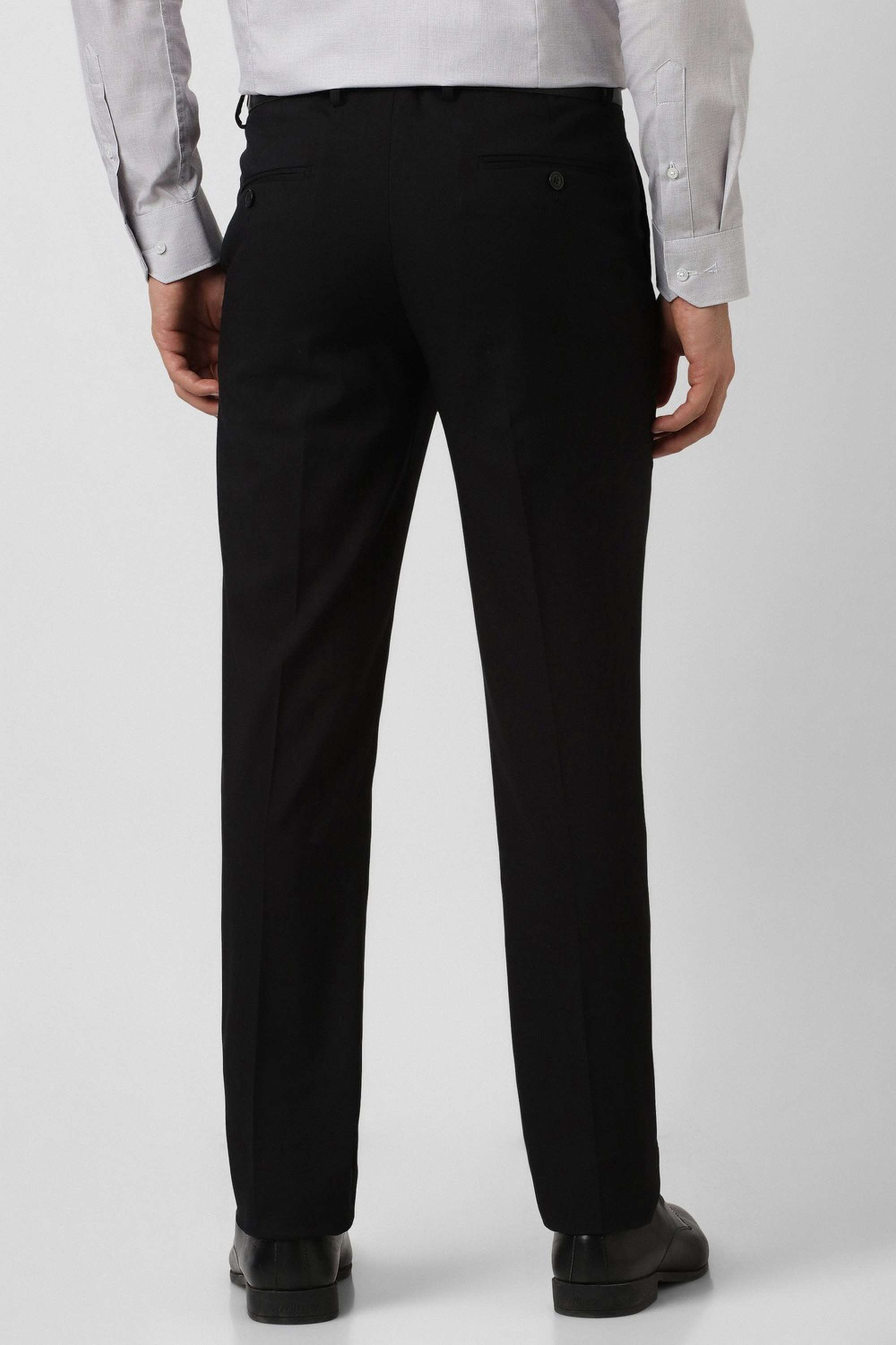 Solid-Polyester-Slim-Fit-Men-s-Formal-Trouser