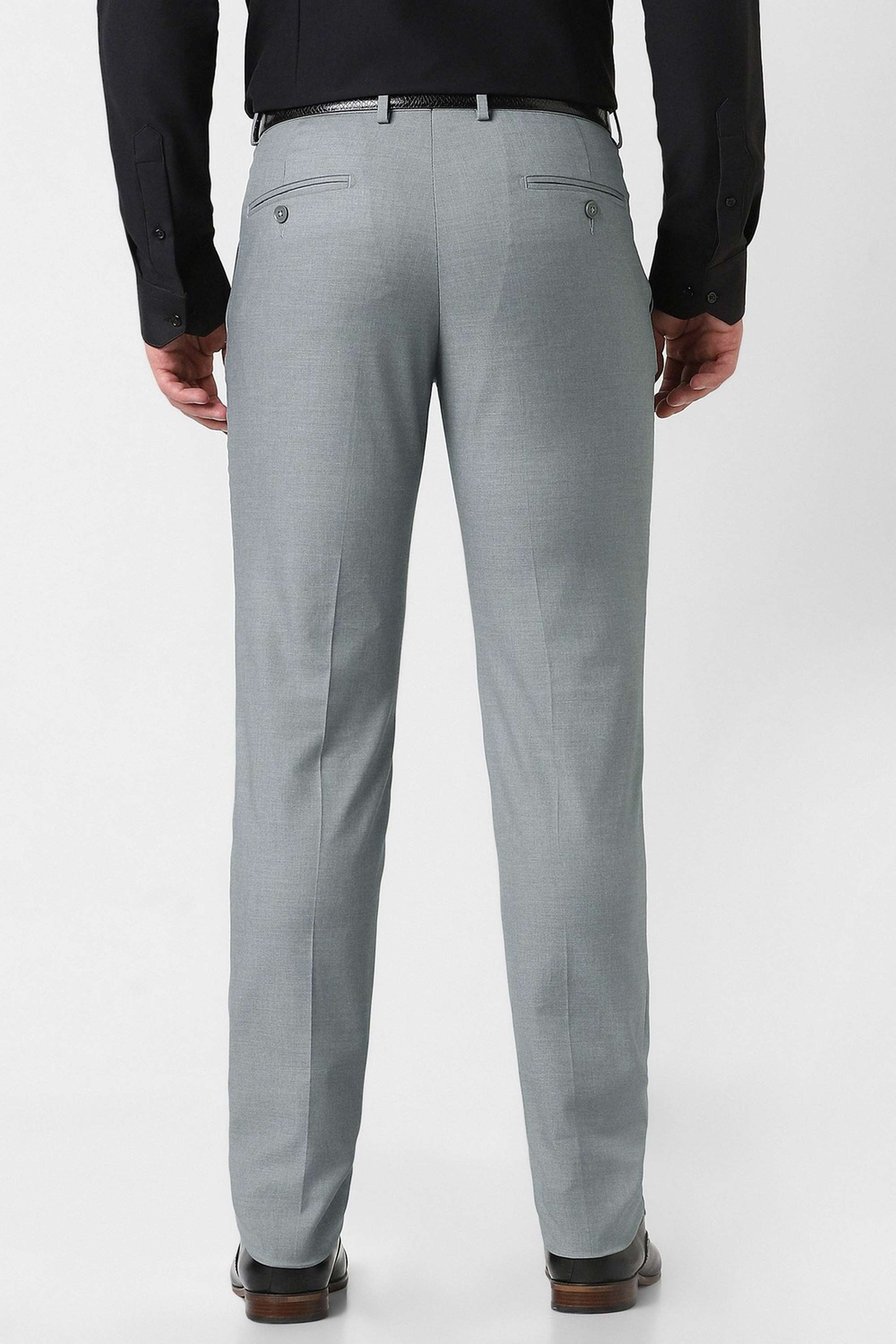 Solid-Polyester-Slim-Fit-Men-s-Formal-Trouser