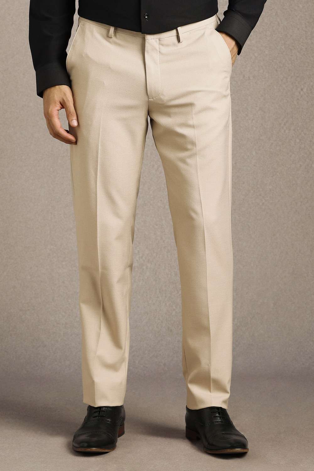 Textured-Polyester-Viscose-Slim-Fit-Men-s-Trousers