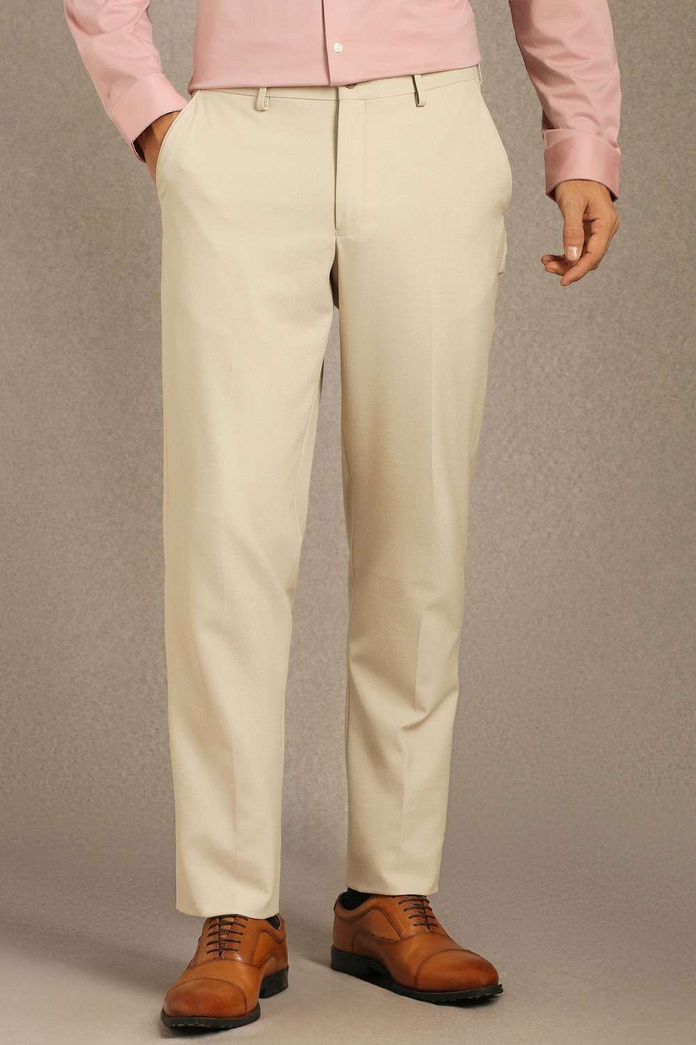 Textured-Polyester-Viscose-Slim-Fit-Men-s-Formal-Trousers