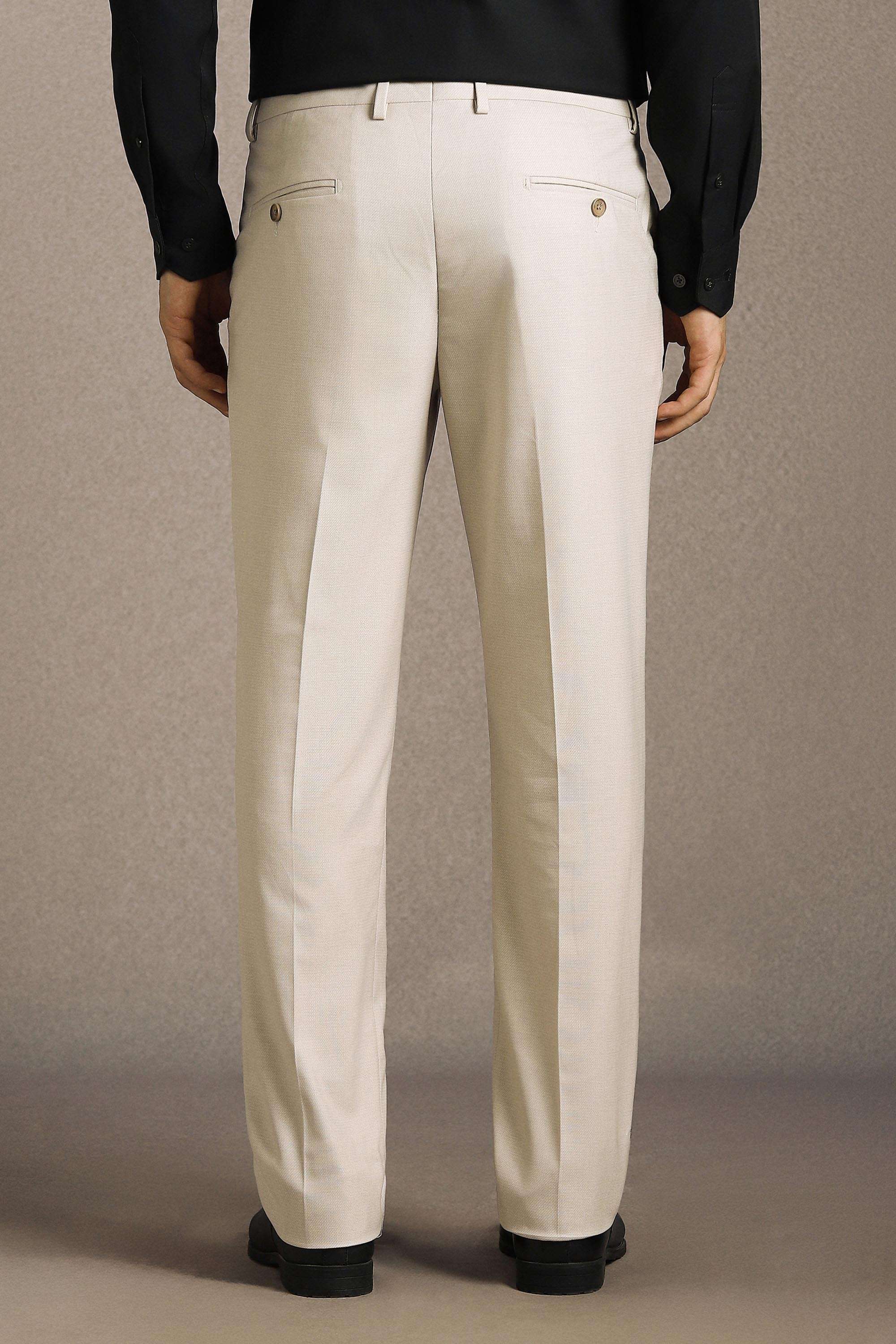 Textured-Blended-Fabric-Slim-Fit-Men-Formal-Wear-Trouser