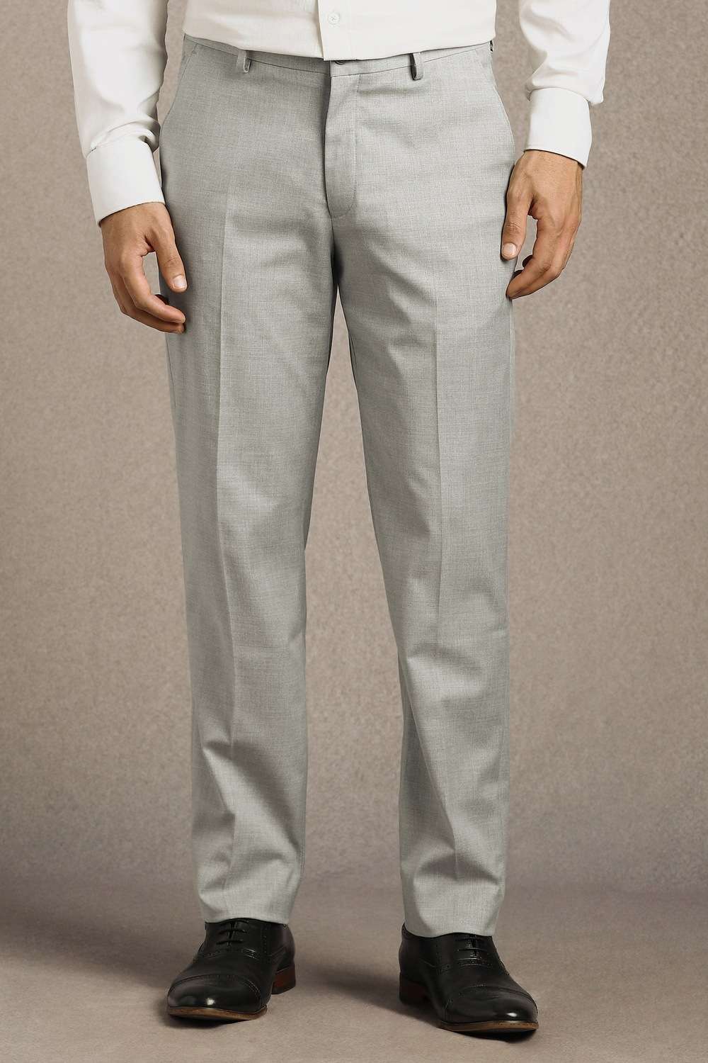 Solid-Polyester-Viscose-Slim-Fit-Men-s-Formal-Trousers