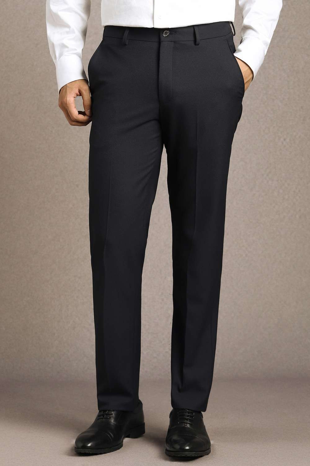 Textured-Polyester-Viscose-Slim-Fit-Men-s-Formal-Trousers