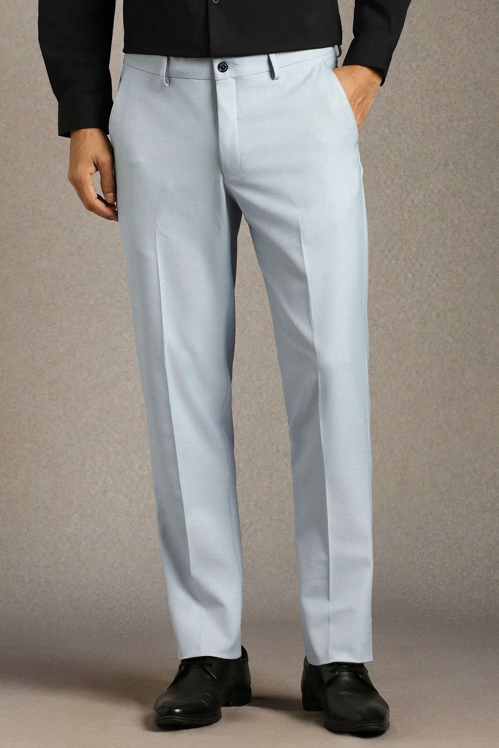 Textured-Polyester-Viscose-Slim-Fit-Men-s-Formal-Trousers