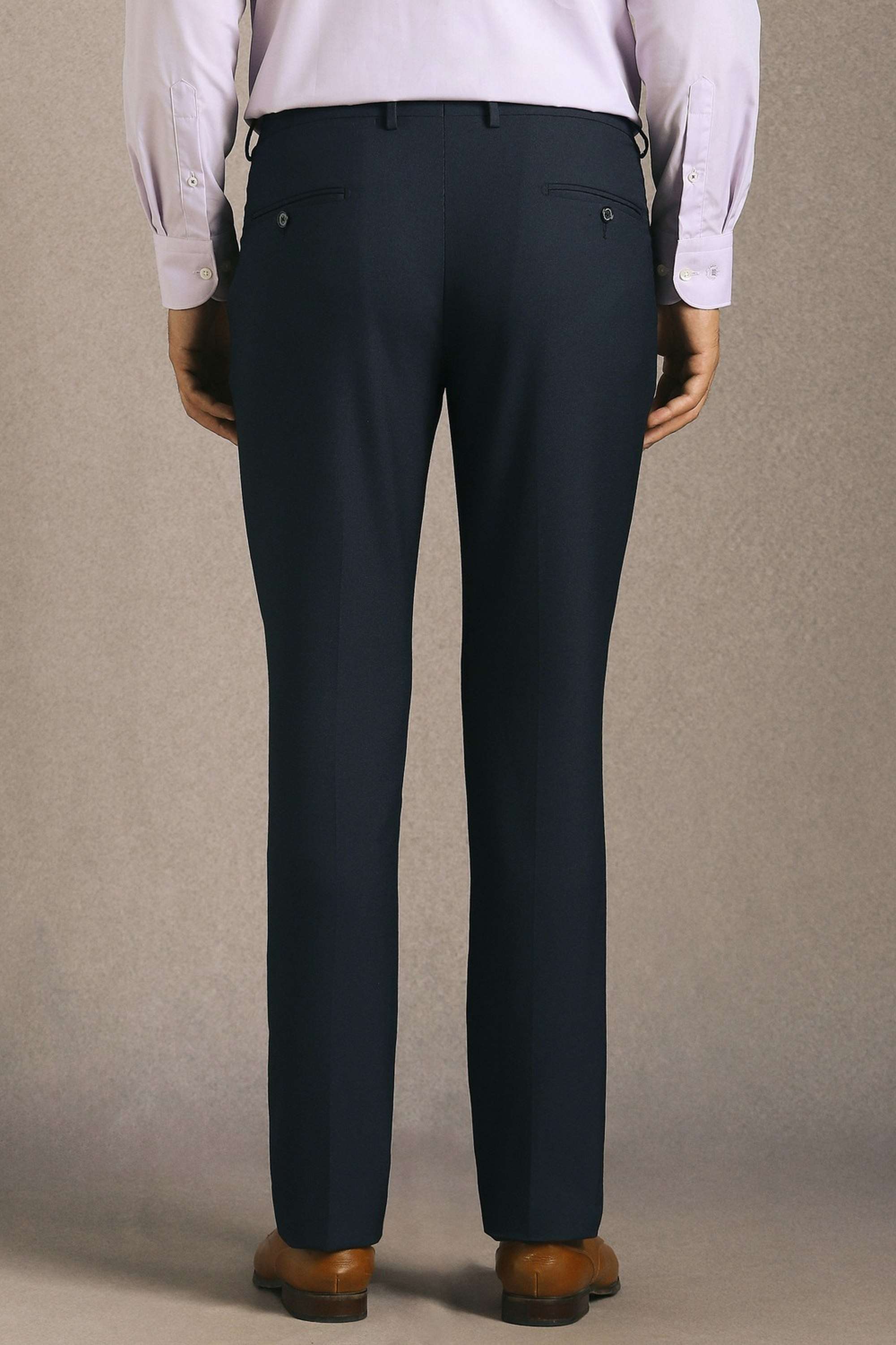 Textured-Blended-Fabric-Slim-Fit-Men-s-Formal-Trousers