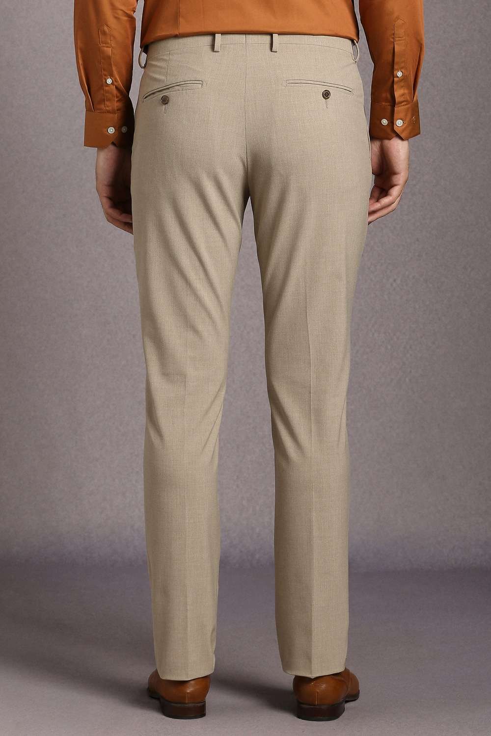 Solid-Poly-Cotton-Slim-Fit-Men-Formal-Wear-Trousers