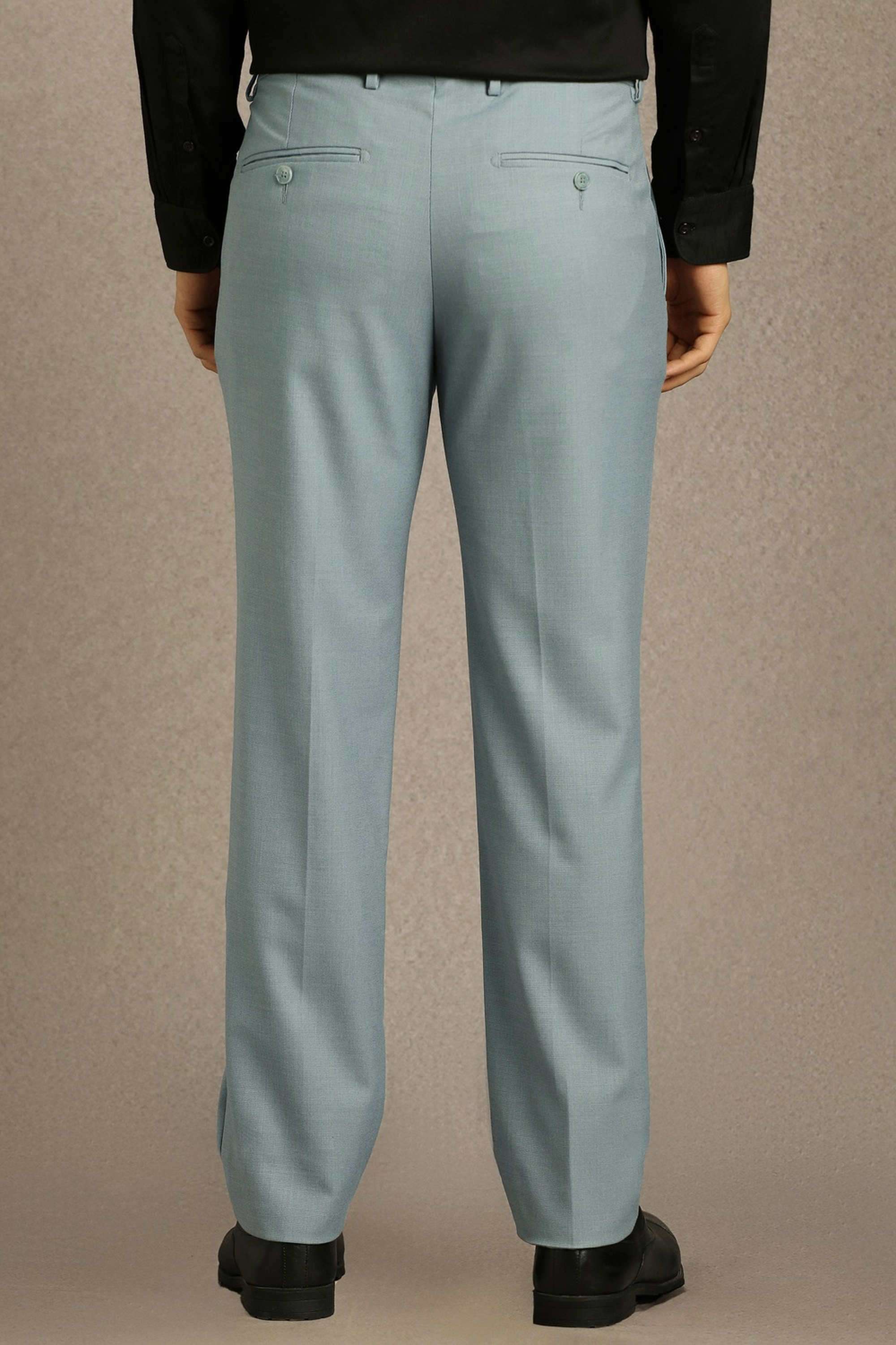 Textured-Polyester-Viscose-Slim-Fit-Men-s-Formal-Trousers