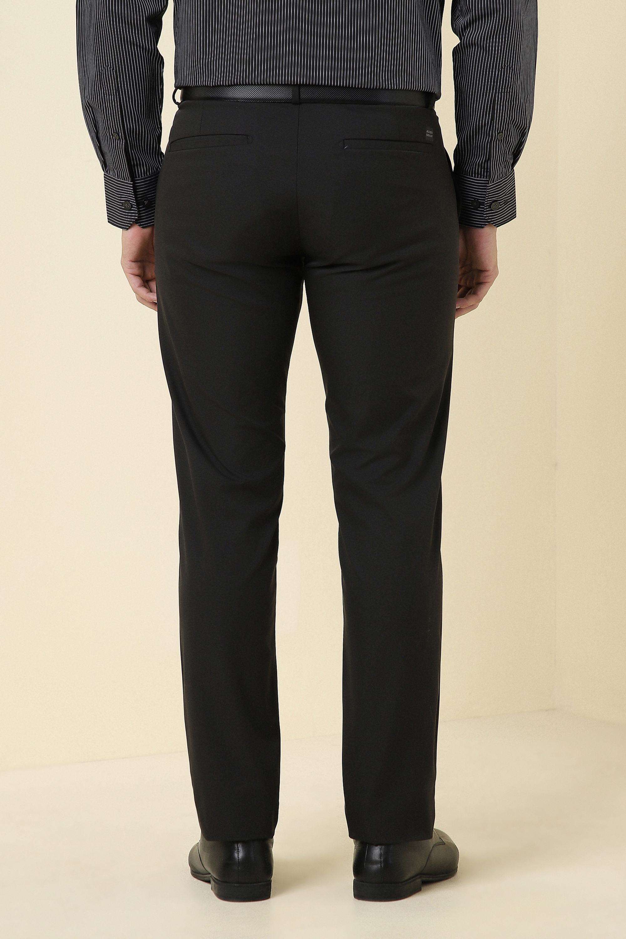 Solid-Polyester-Super-Slim-Fit-Men-s-Trousers