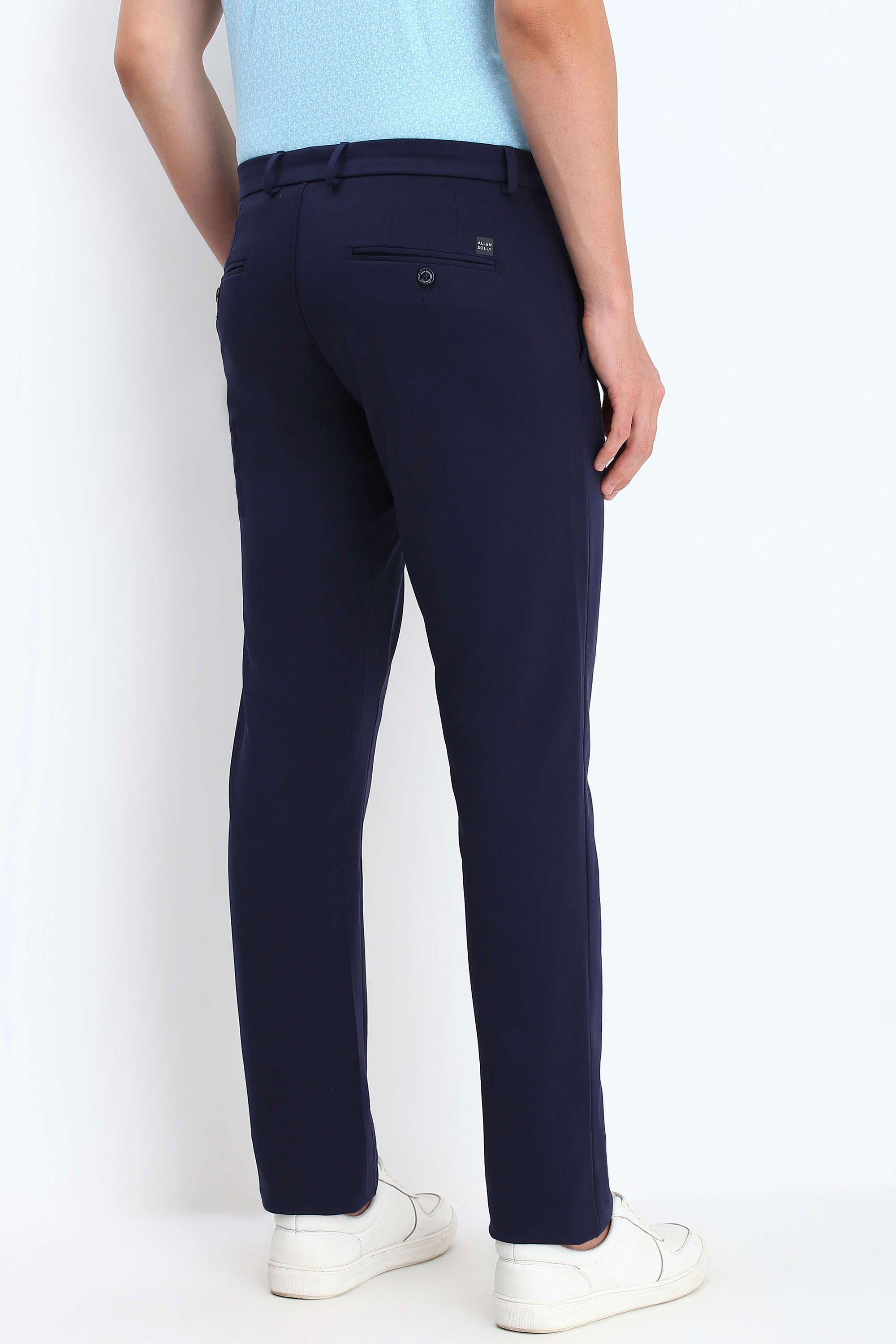 Solid-Nylon-Super-Slim-Fit-Men-Formal-Wear-Trousers