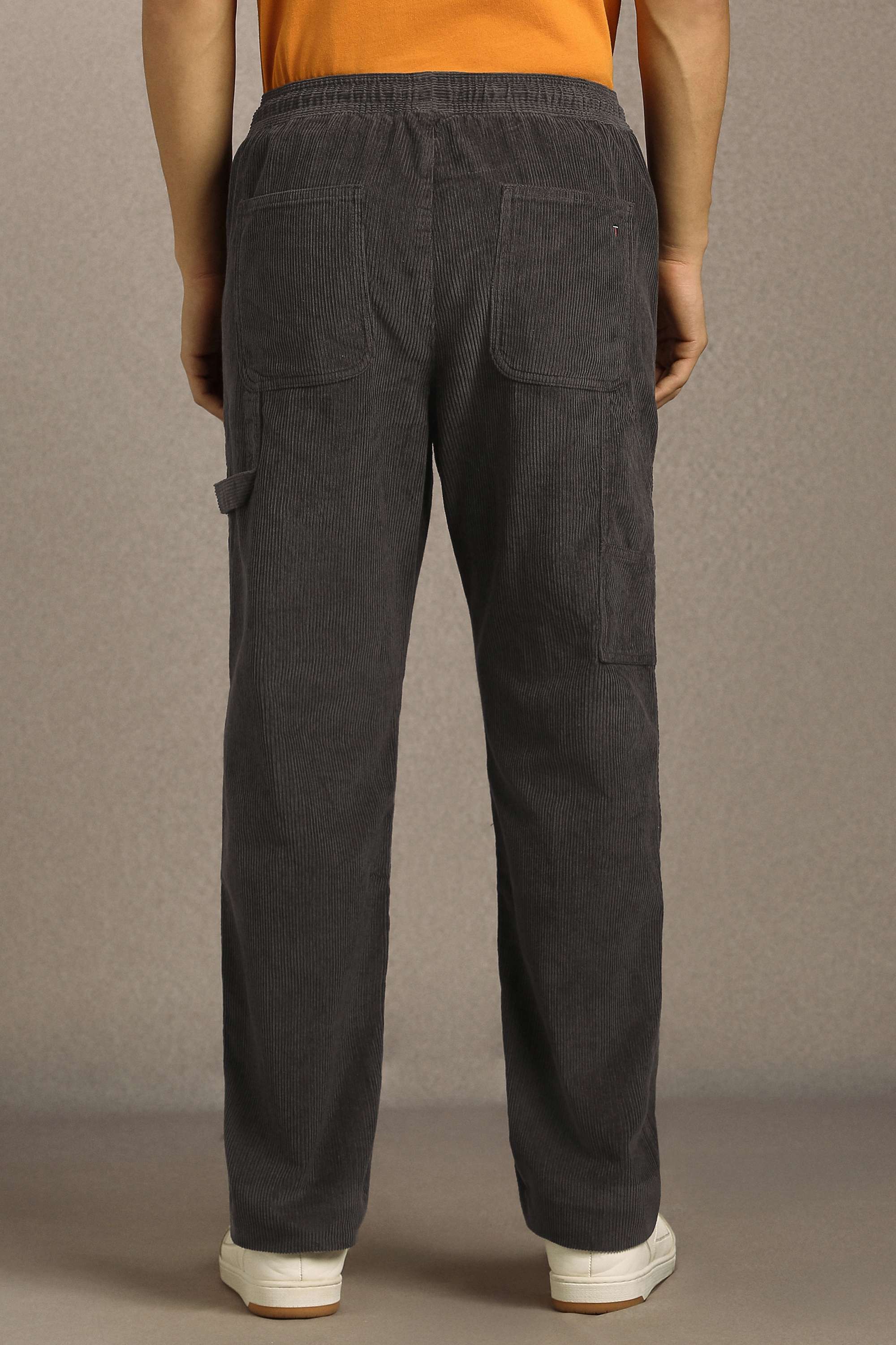 Solid-Cotton-Slim-Fit-Men-s-Casual-Trousers
