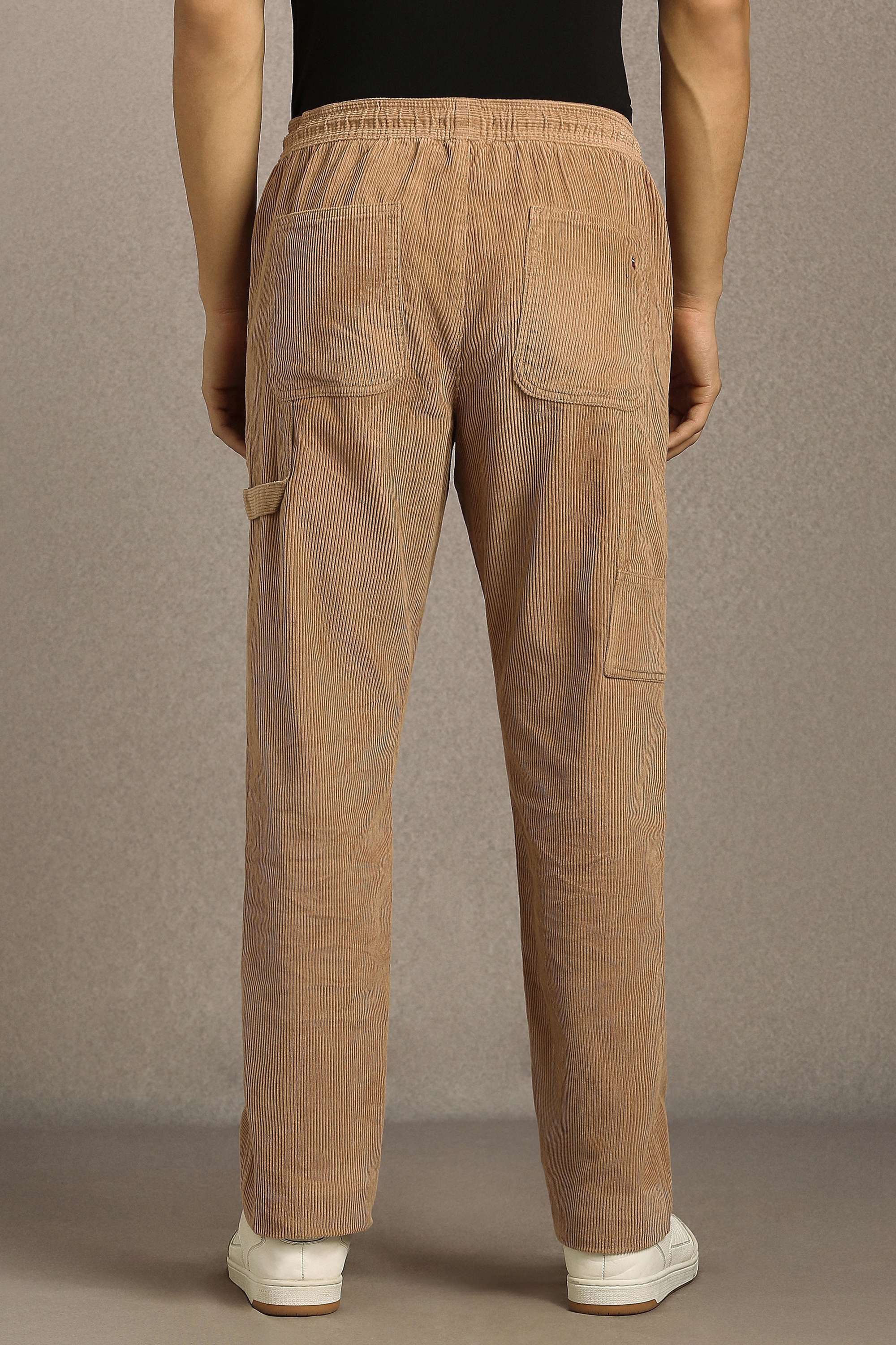 Solid-Cotton-Slim-Fit-Men-s-Casual-Trousers