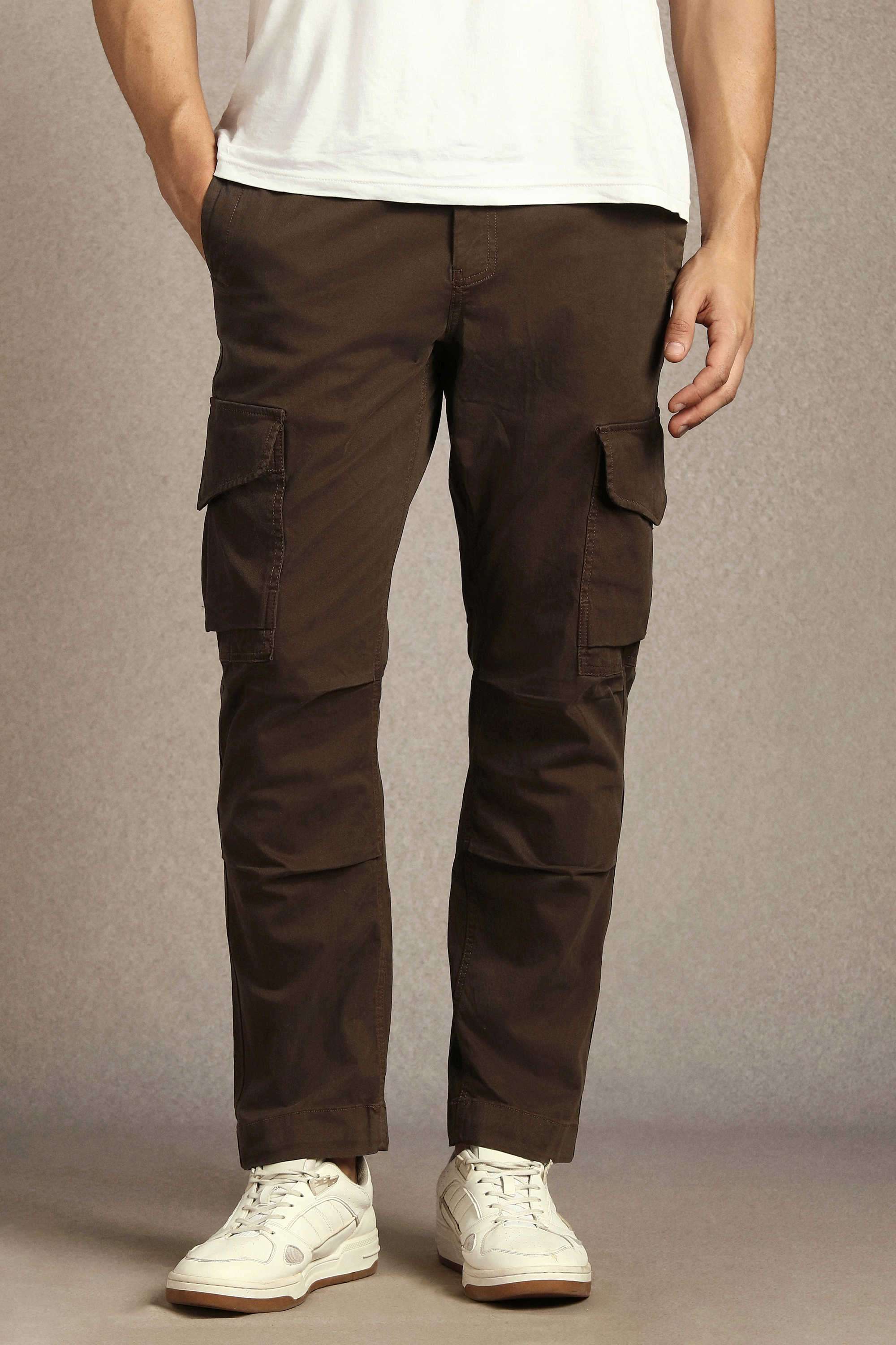 Solid-Cotton-Blend-Straight-Fit-Men-Trousers