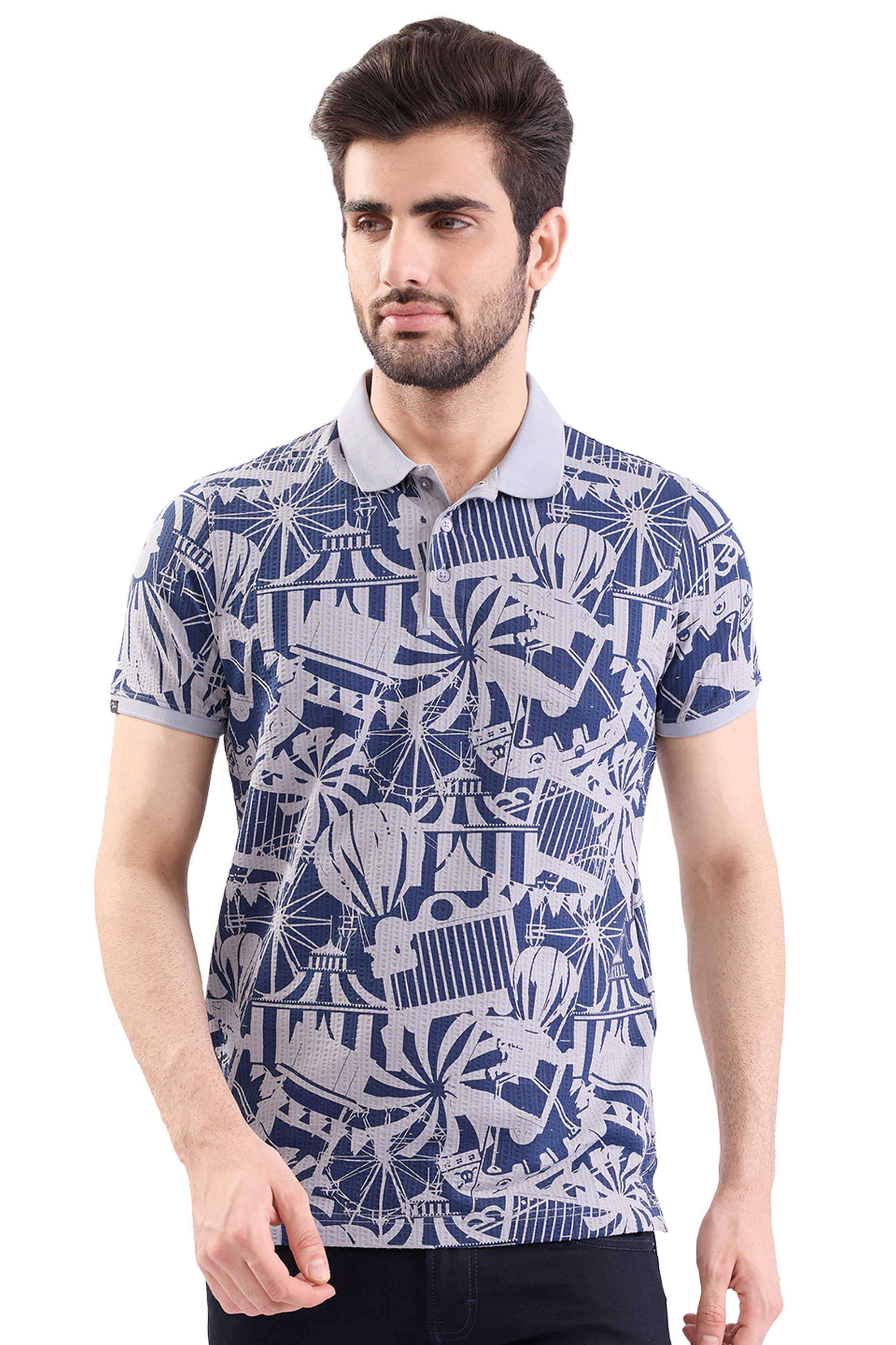Printed-Cotton-Blend-Polo-Men-s-T-Shirt