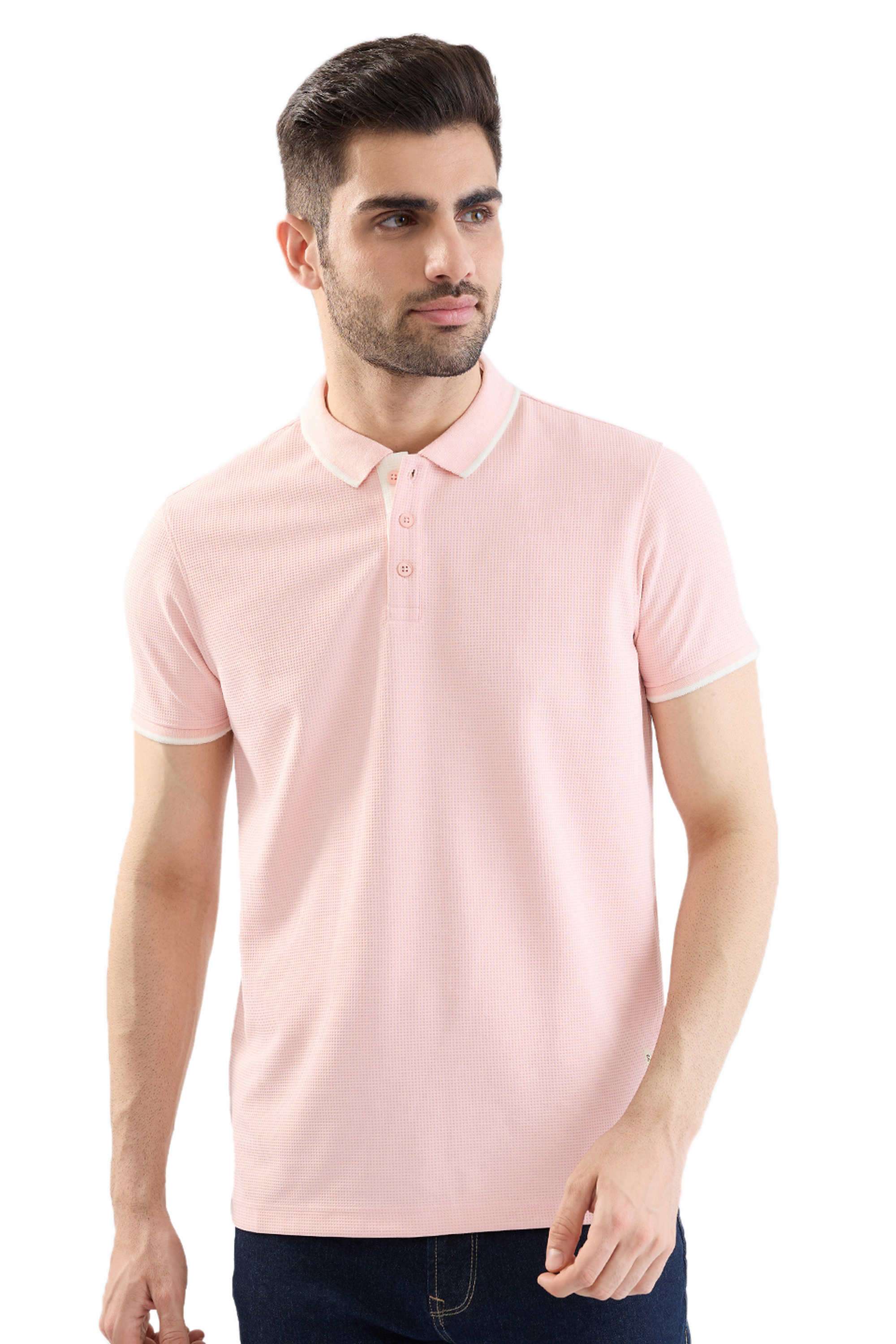 Solid-Cotton-Blend-Slim-Fit-Men-T-Shirt