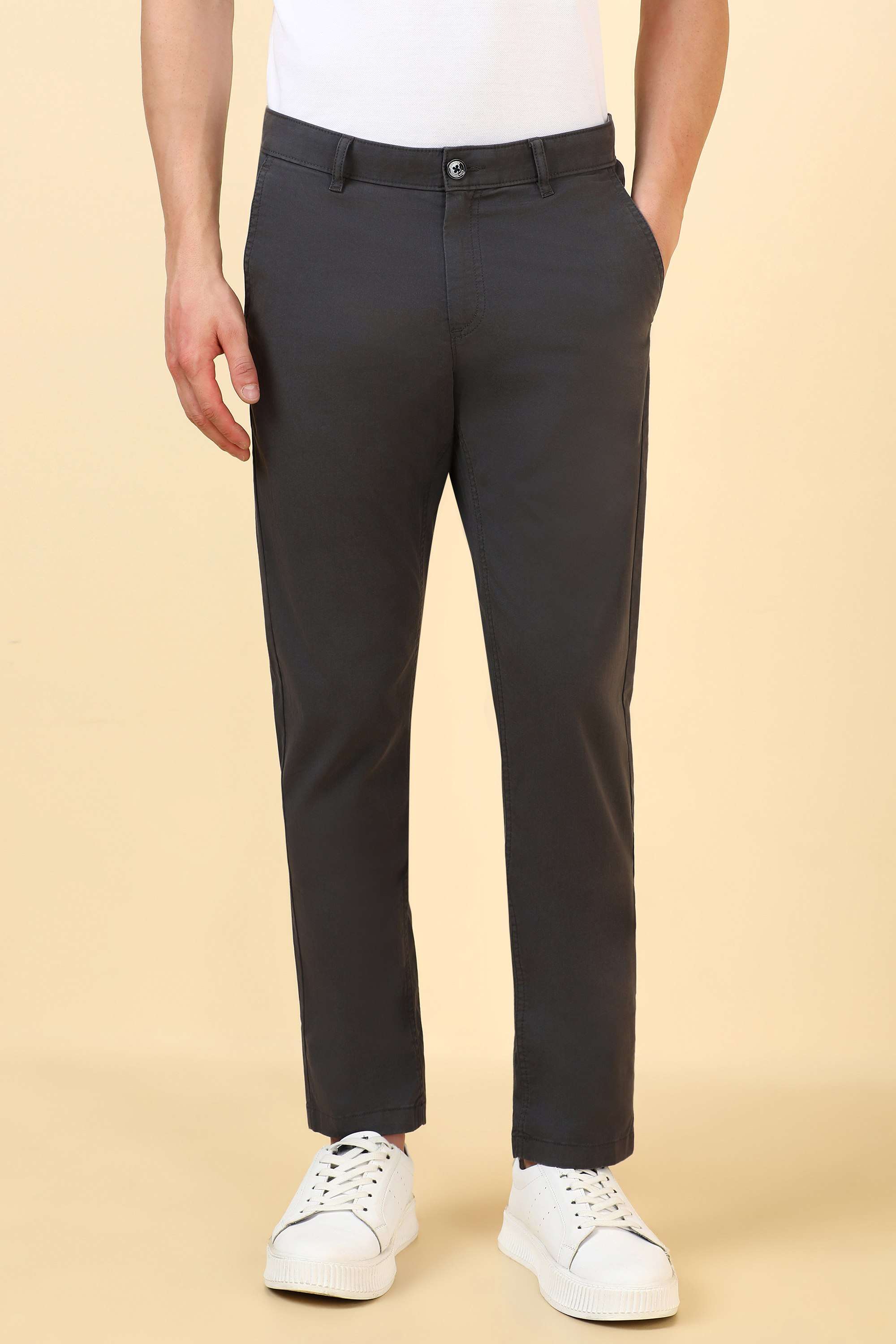Solid-Cotton-Blend-Super-Slim-Fit-Men-s-Formal-Trousers