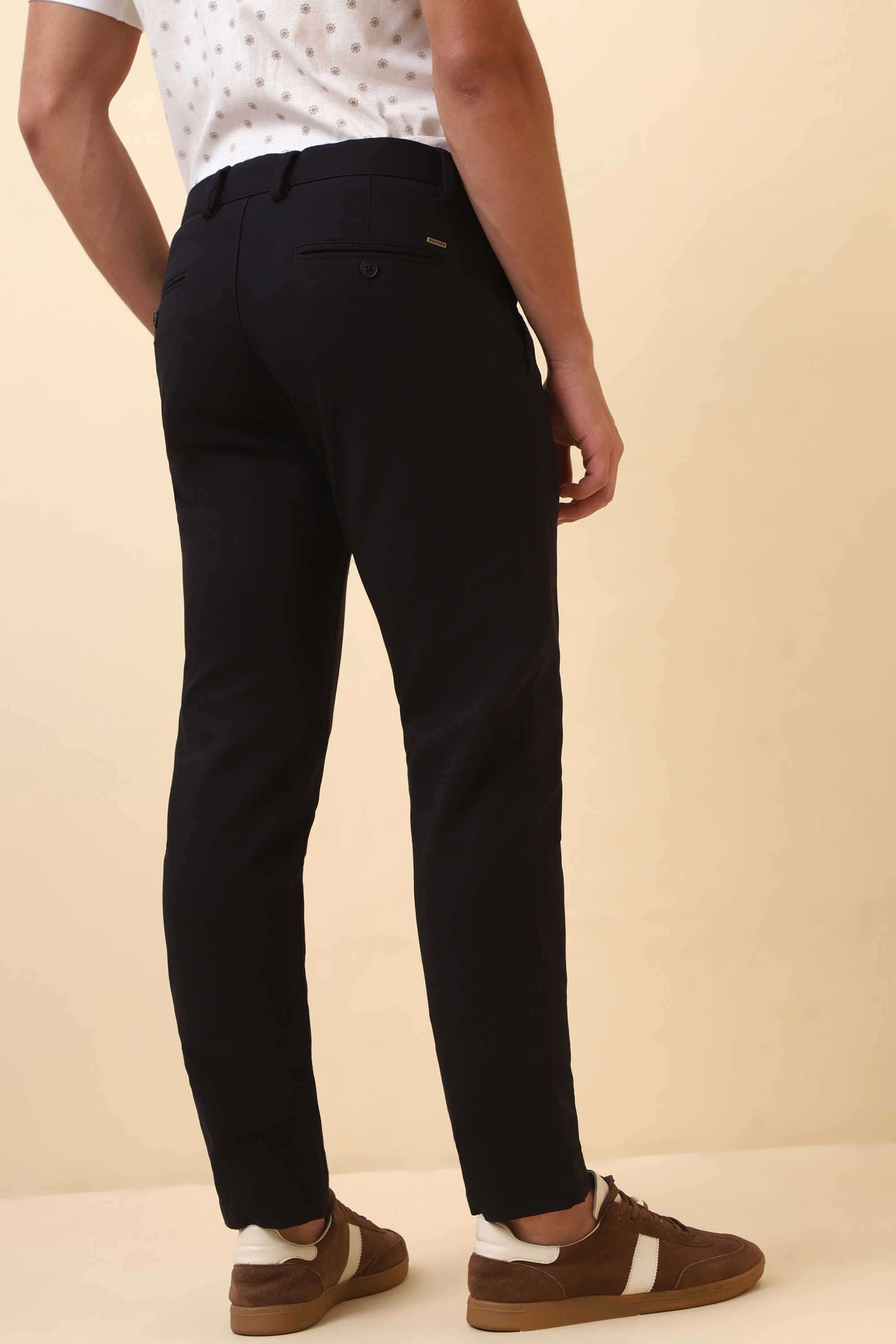 Solid-Cotton-Blend-Super-Slim-Fit-Men-s-Trousers