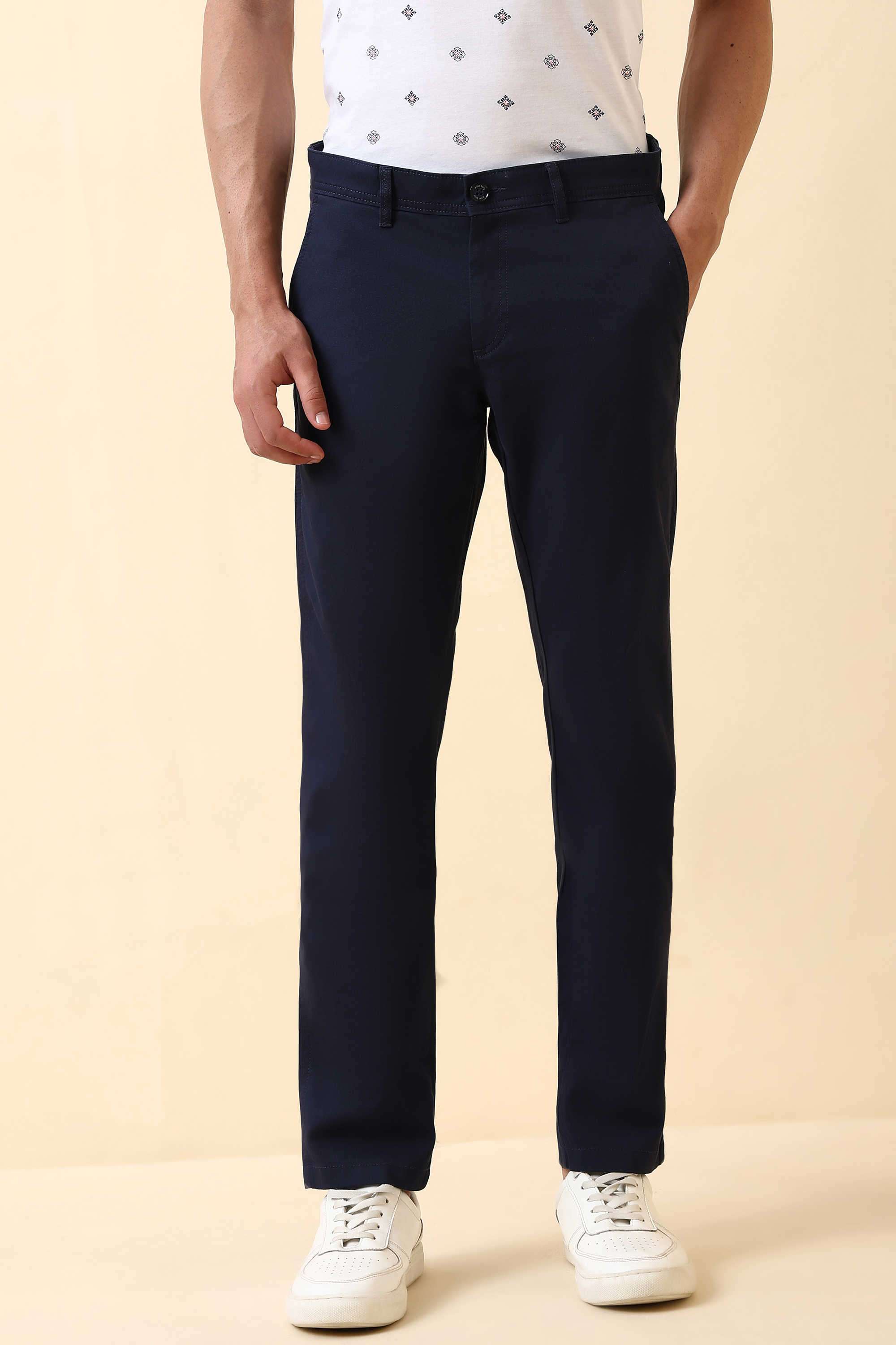 Textured-Cotton-Blend-Super-Slim-Fit-Men-s-Trousers