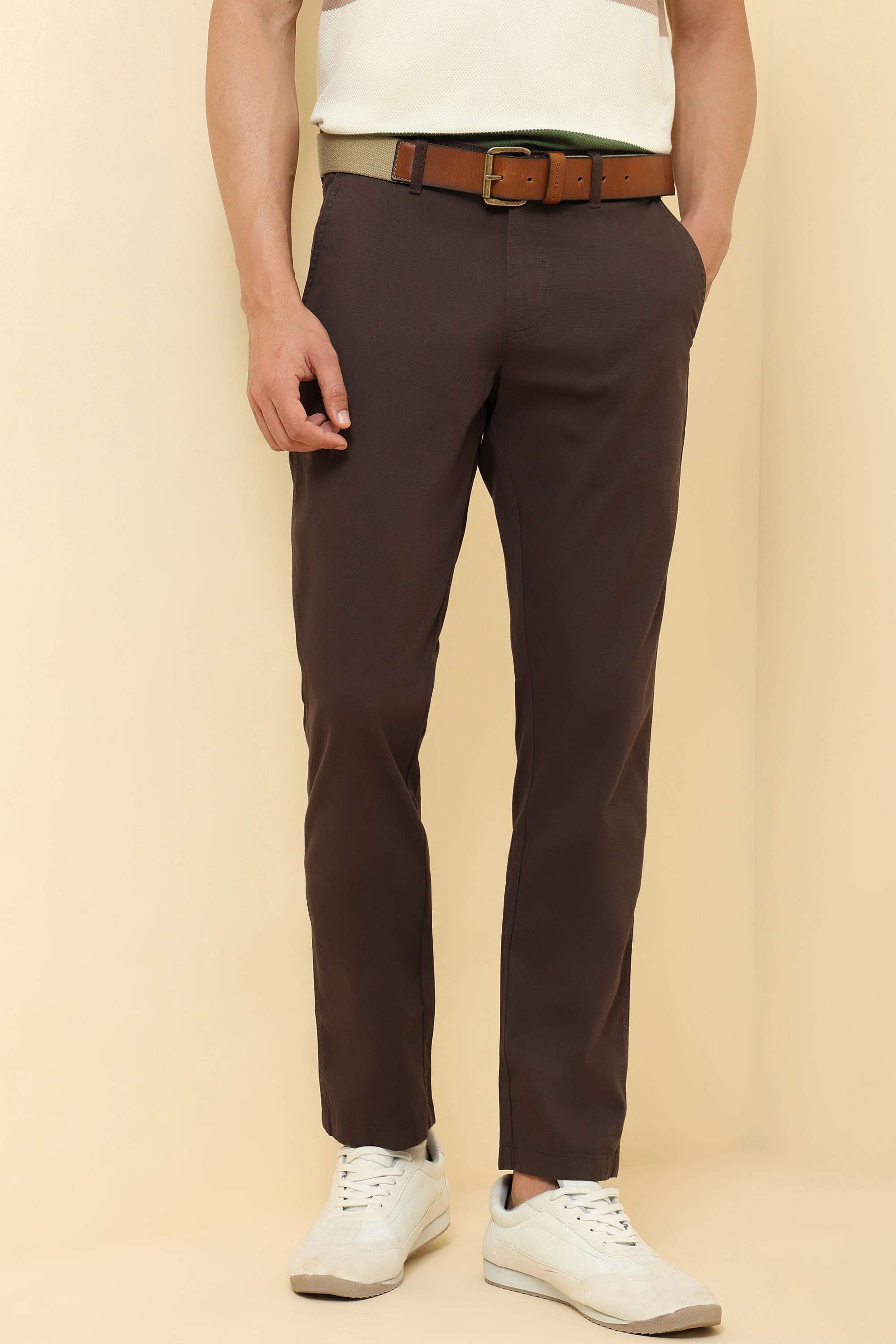 Textured-Cotton-Blend-Super-Slim-Fit-Men-s-Formal-Trousers