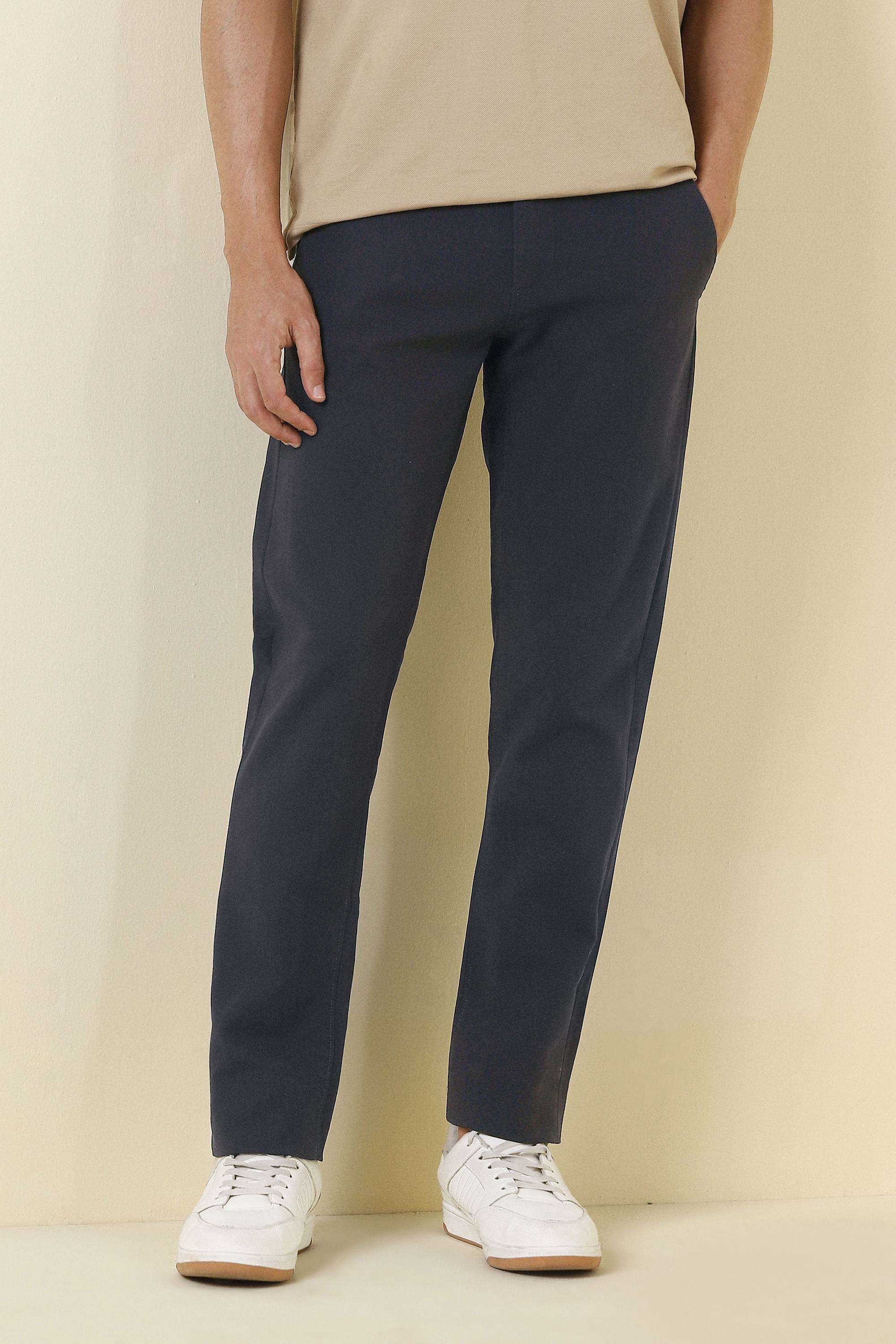 Textured-Cotton-Blend-Super-Slim-Fit-Men-s-Trousers