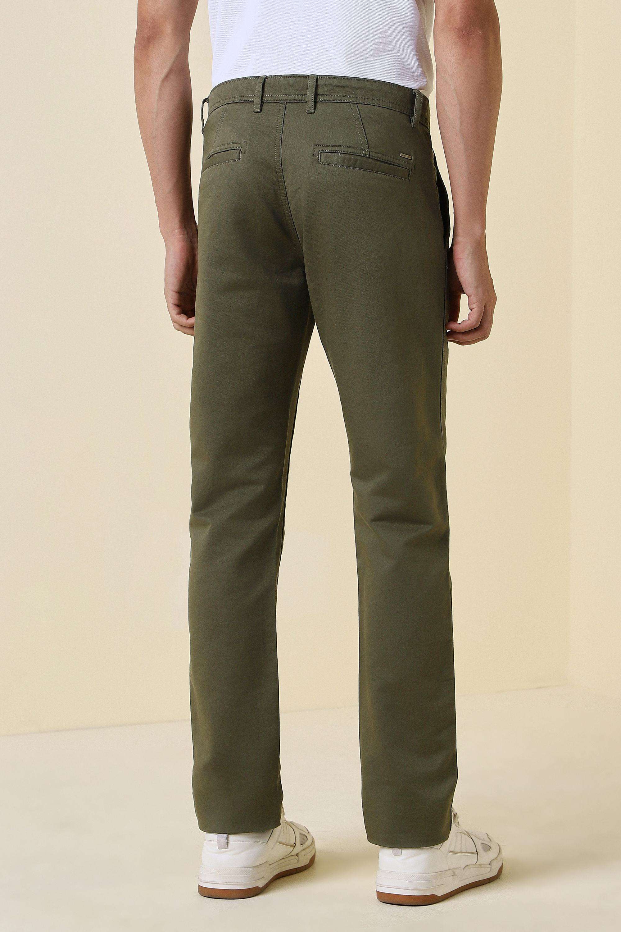 Solid-Cotton-Blend-Super-Slim-Fit-Men-s-Trousers