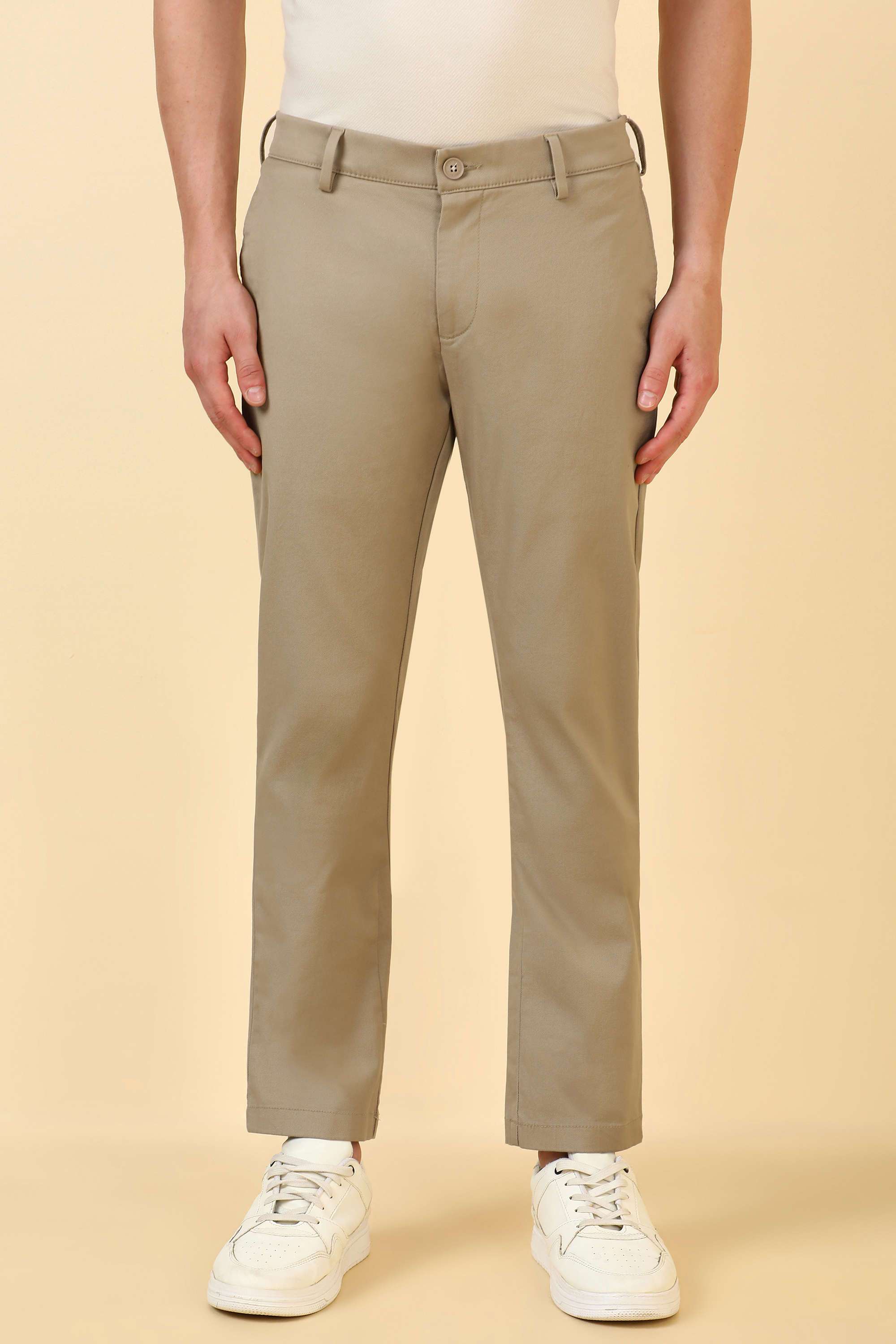 Solid-Cotton-Blend-Super-Slim-Fit-Men-Formal-Wear-Trousers