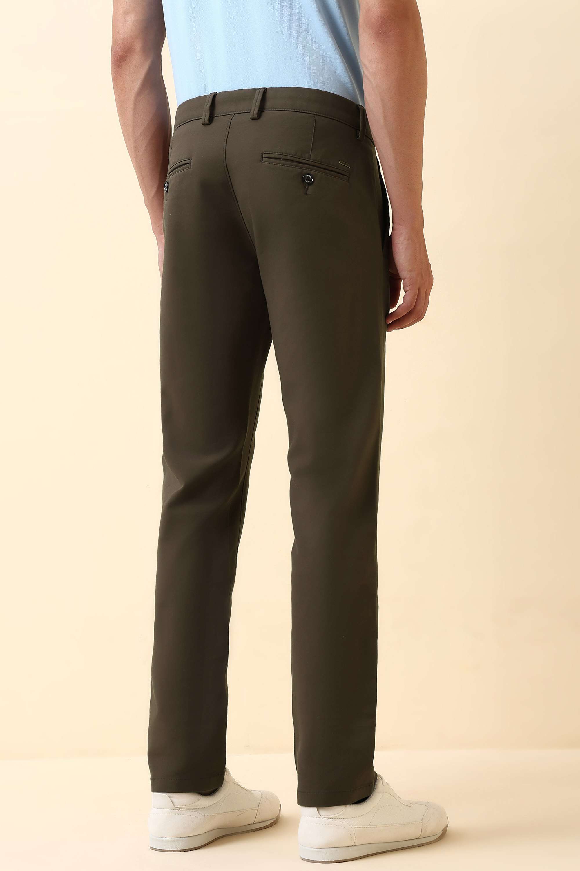 Textured-Cotton-Blend-Super-Slim-Fit-Men-Casual-Wear-Trouser